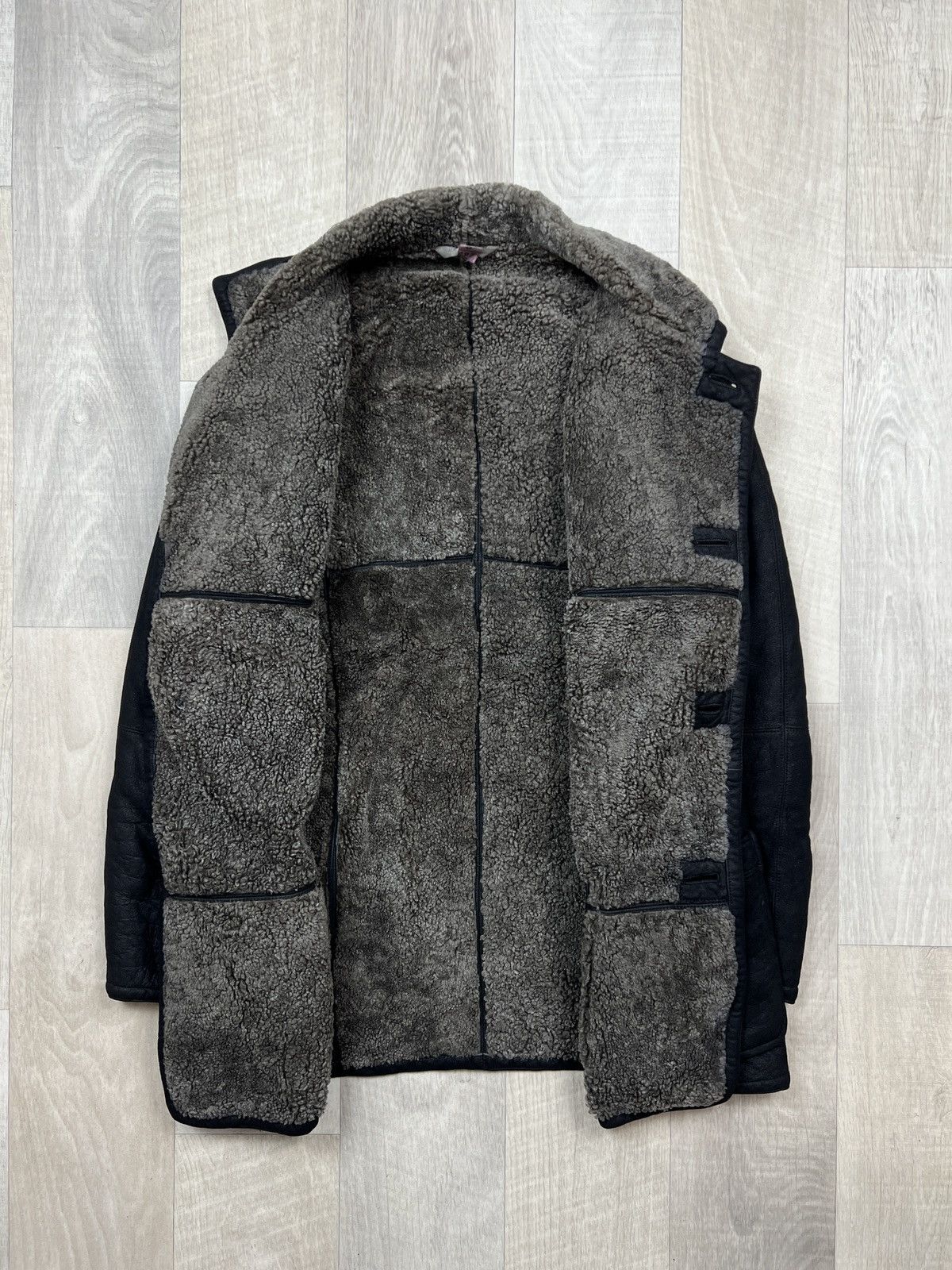 SERAPHIN Seraphin Shearling Leather Coat (Y0284) Size US XXL / EU 58 / 5 - 9 Thumbnail