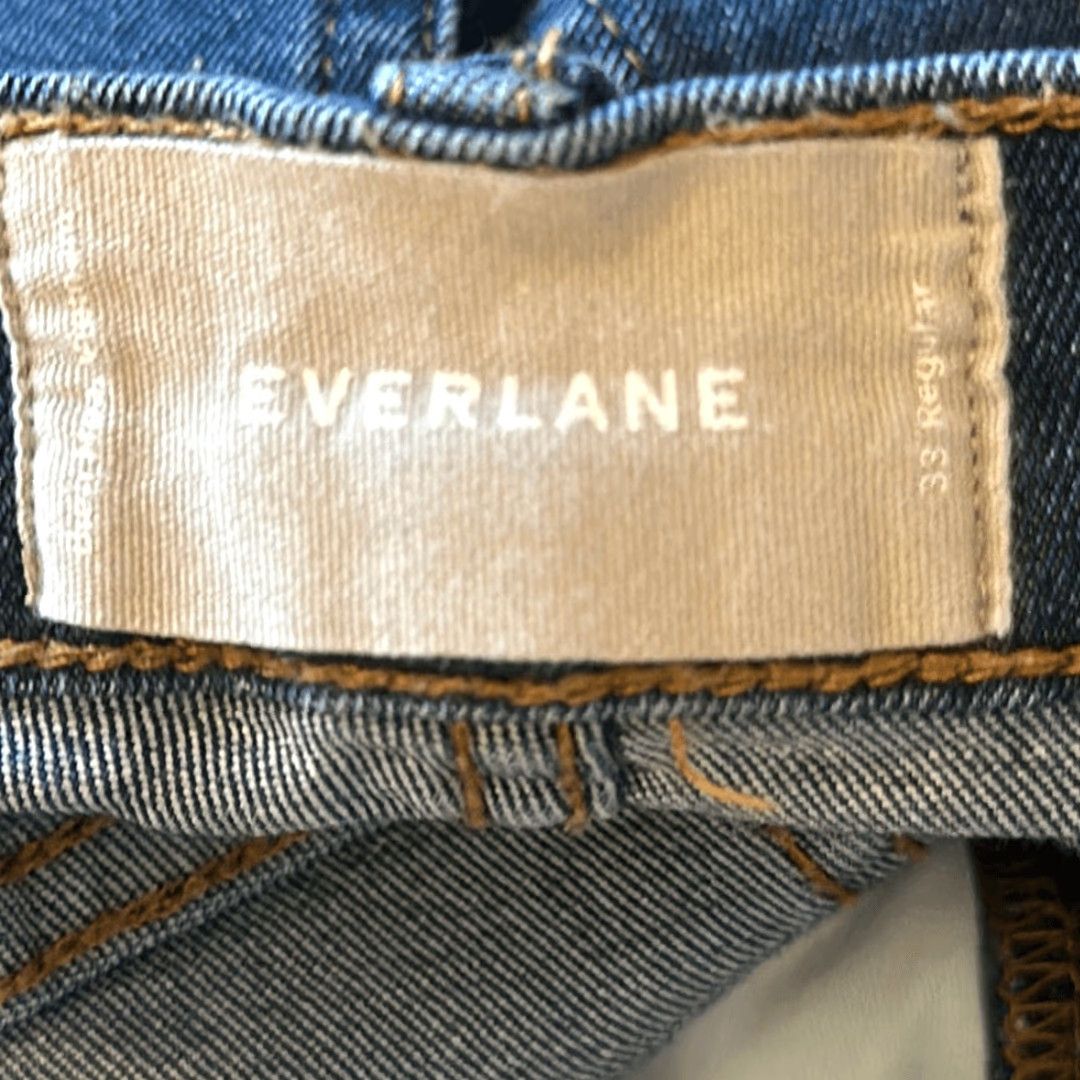 Everlane Everlane Jeans Women Medium Wash Cotton Size 33 Skinny Mid Rise Blue 33 Jeans Size 24" / US 00 / IT 34 - 7 Thumbnail