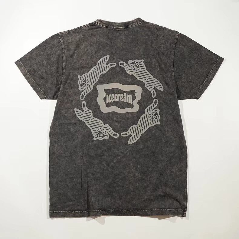 Billionaire Boys Club BBC ICECREAM Circle Logo Flying Dog Tie-Dye T-Shirt Size US L / EU 52-54 / 3 - 3 Thumbnail