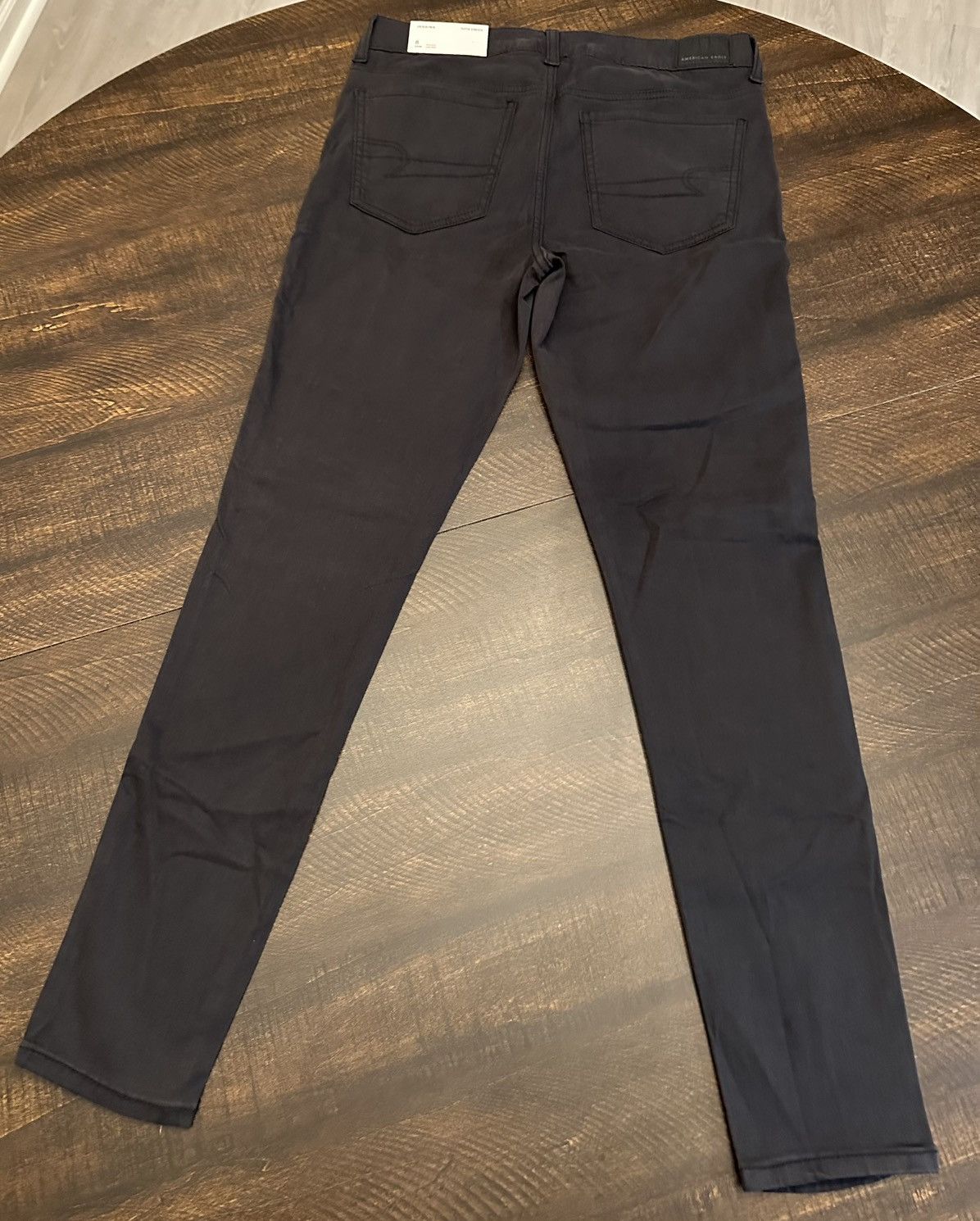 American Eagle Outfitters NWT American Eagle Super Stretch Black Jeggings-Sz 8 (30x28) Size 30" / US 8 / IT 44 - 12 Thumbnail
