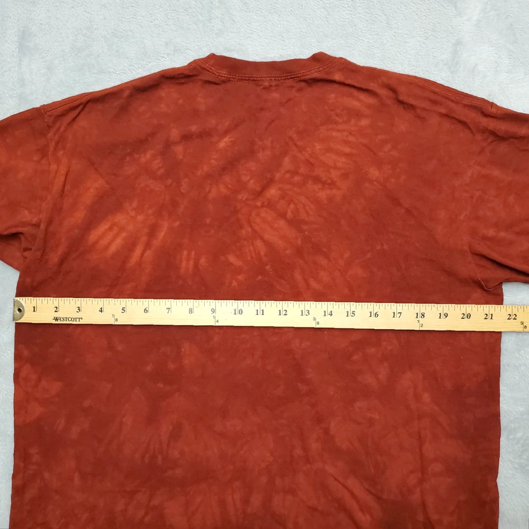 The Mountain The Mountain Shirt Mens L Red Tie Dye Wolf Short Sleeve Crew Neck Chief Dog Size US L / EU 52-54 / 3 - 6 Thumbnail