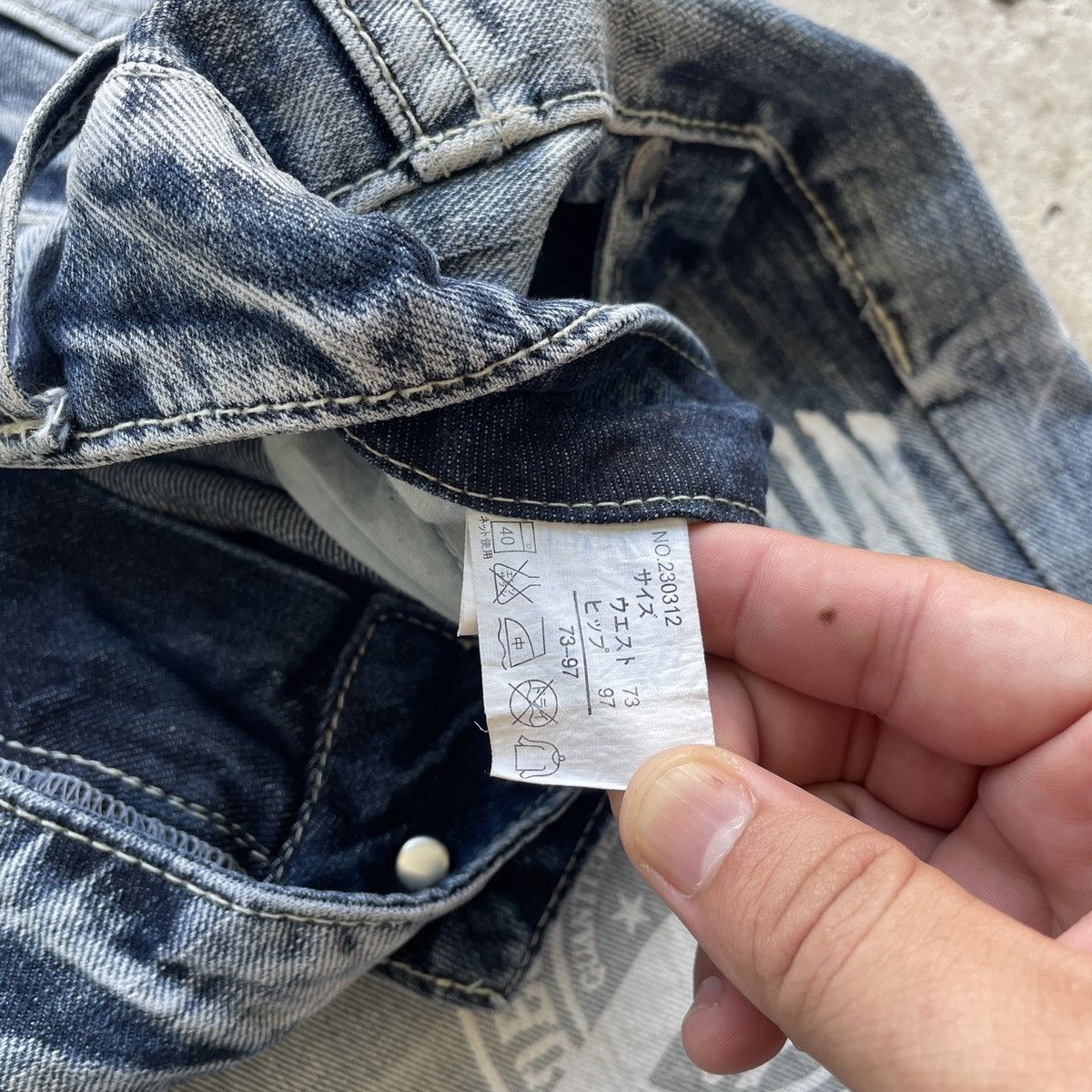 Japanese Brand Vintage Japan Ripped Jeans Faded Distressed Denim Pants RARE Size US 34 / EU 50 - 9 Thumbnail