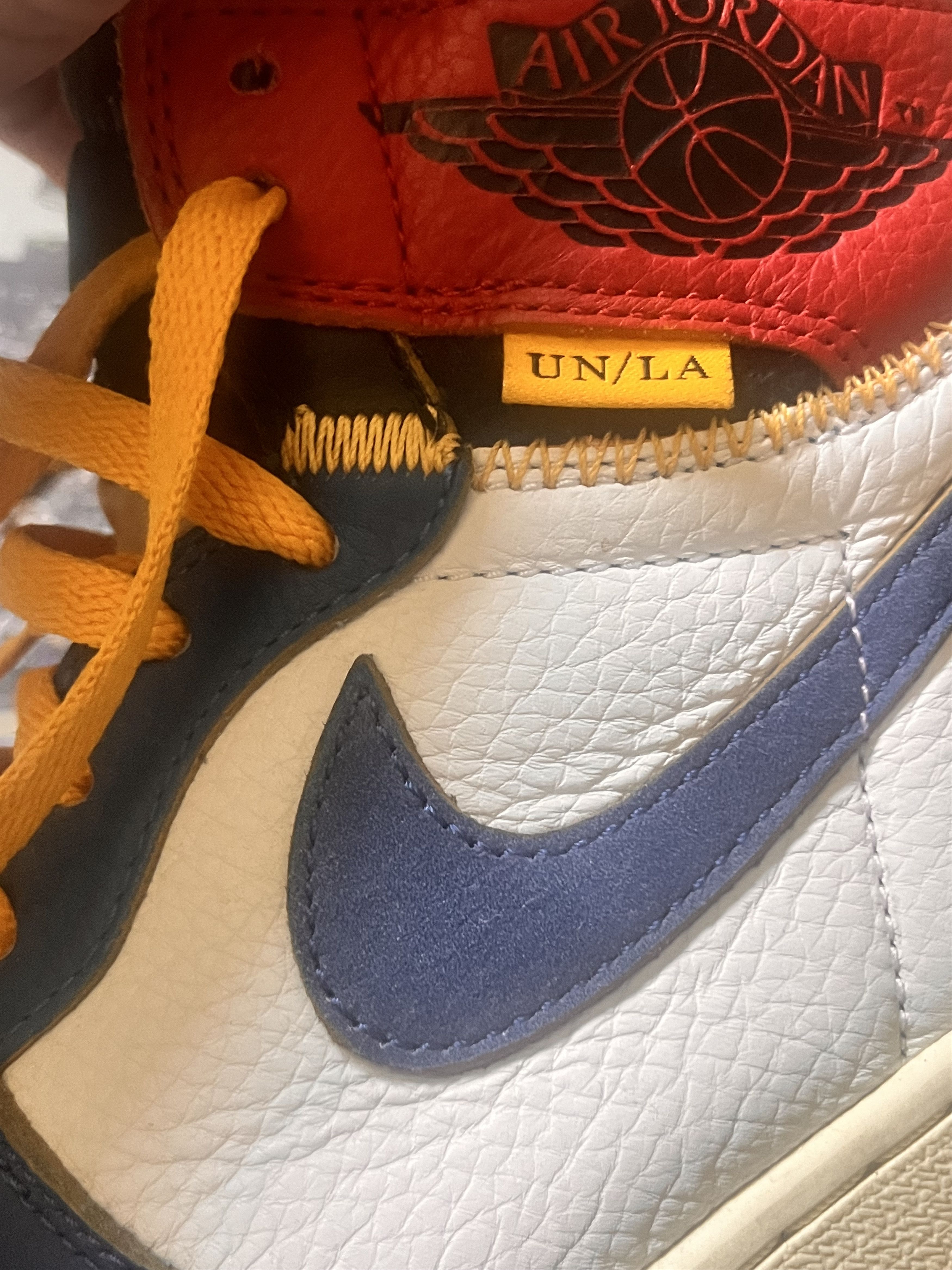 Nike × Union LA Nike x Union LA Jordan 1 ‘Blue Toe’ Size 10 Size US 10 / EU 43 - 5 Thumbnail