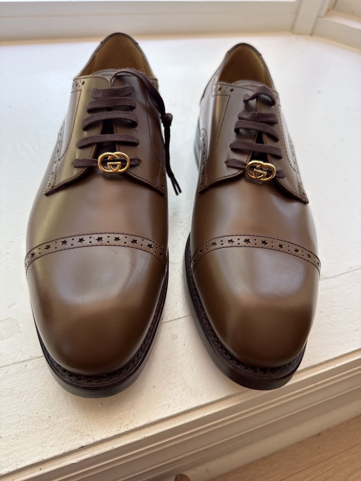 Gucci Gucci Goodyear welted Brogues Sz 12 Size US 13 / EU 46 - 2 Thumbnail