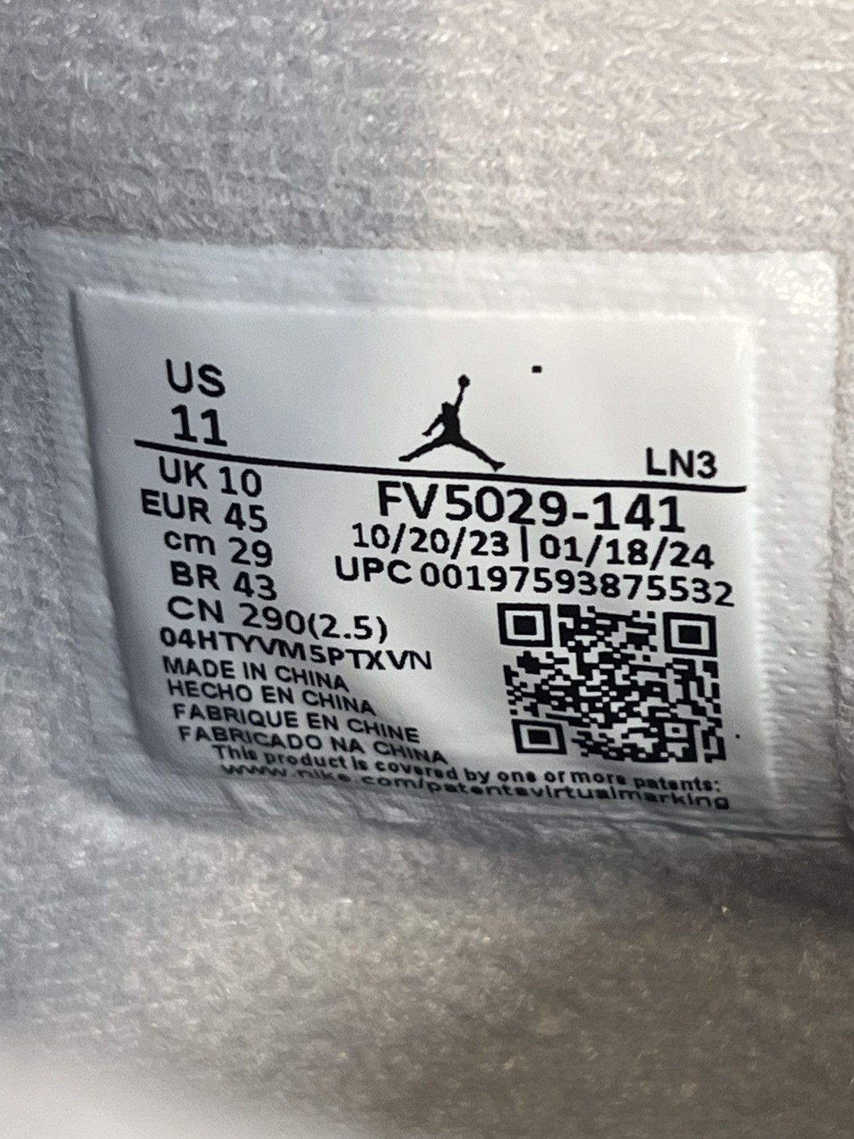 Jordan Brand Nike Air Jordan 4 Retro Military Blue 2024 FV5029-141 Size US 11 / EU 44 - 10 Thumbnail
