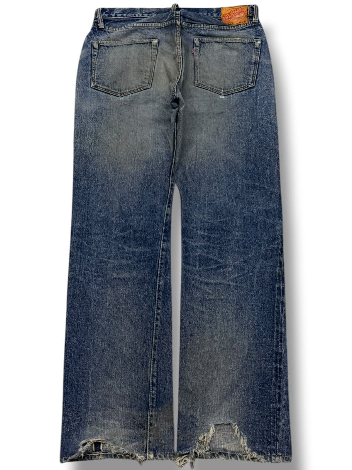 Denime Vintage 90s Denime Lot 272 Selvedge Denim Jeans Japan | W35 Size US 35 - 3 Thumbnail