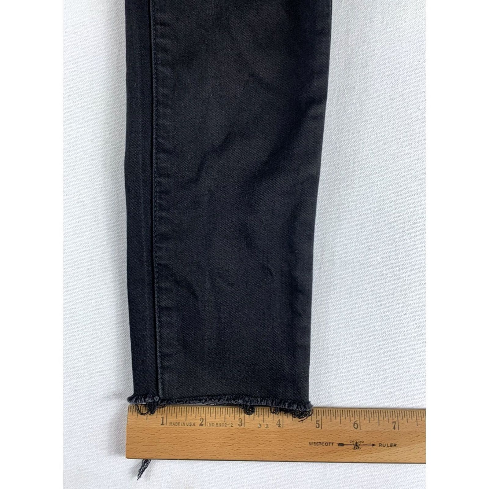 Vintage ARTICLES OF SOCIETY Skinny Jeans Black Womens Size 25 Size 42" / US 20 - 3 Thumbnail