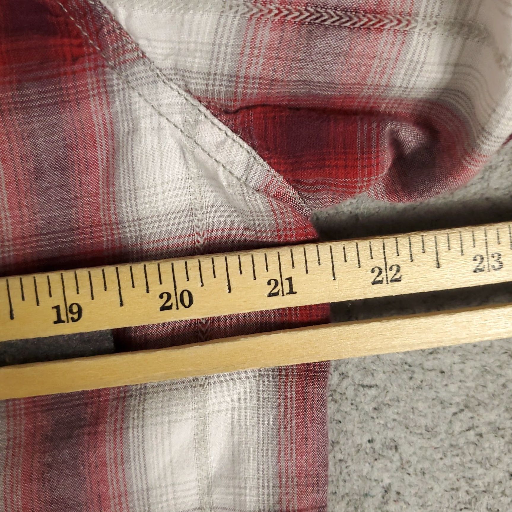 Lucky Brand Lucky Brand Shirt Mens M Red Plaid Western Pearl Button Long Sleeve Casual Formal Workwear Shirt Size US M / EU 48-50 / 2 - 6 Thumbnail