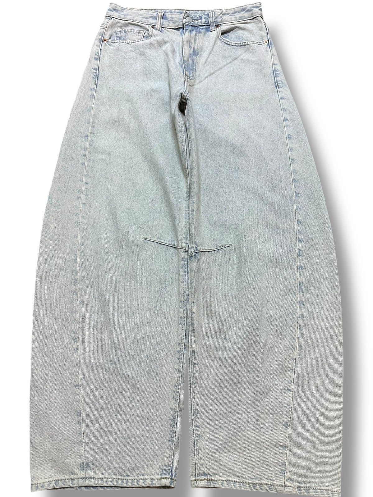GU Vintage GU Wide Leg Baggy Faded Skater Denim Size US 28 / EU 44 - 1 Thumbnail