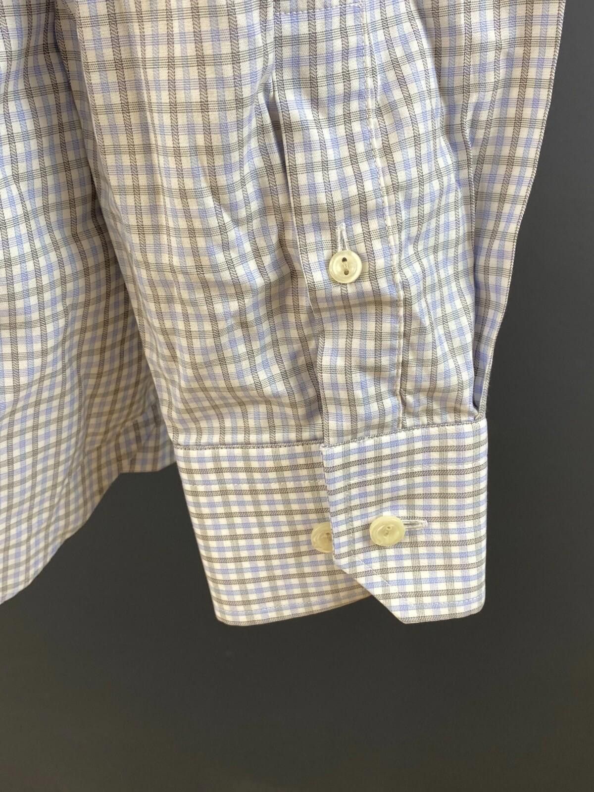 Eton ETON Classic Fit Blue Check Shirt Size 41 / 16 Size US M / EU 48-50 / 2 - 10 Thumbnail