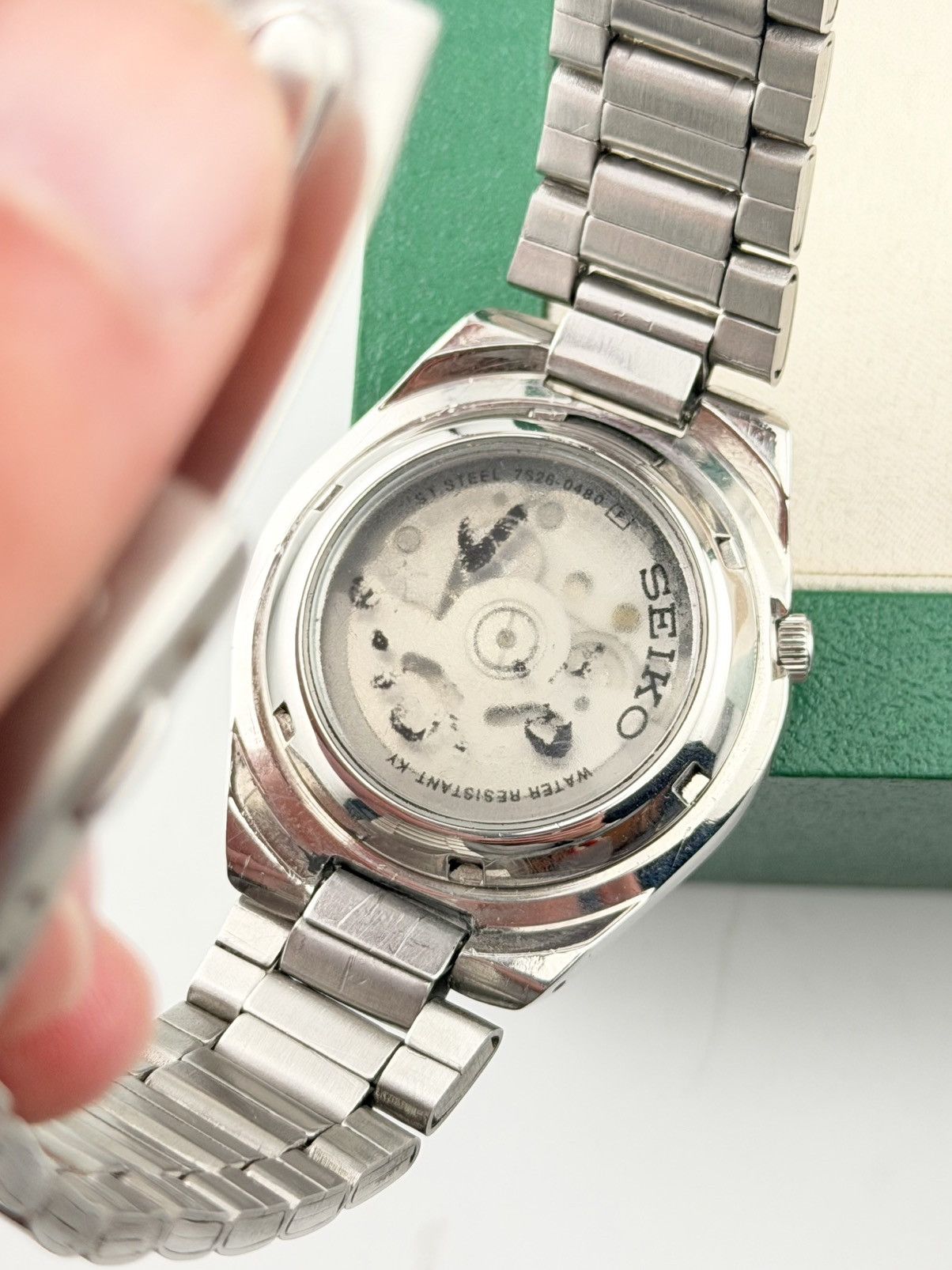 Seiko Vintage Seiko 5 7S26 Automatic Silver Dial Mens Watcg Size 36 - 8 Thumbnail