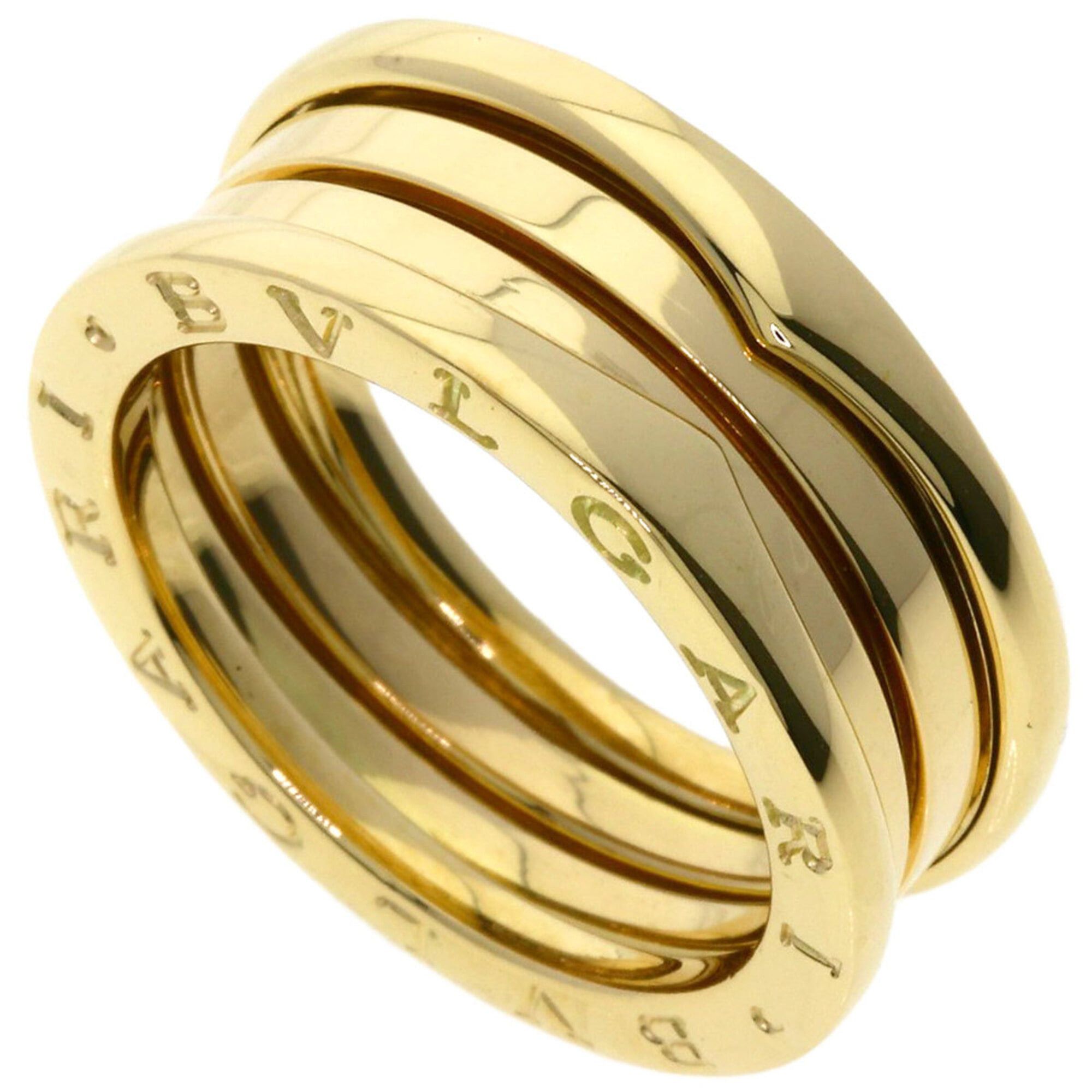 Bvlgari BVLGARI B-zero1 2-band ring #58, 18K yellow gold, women's. Size ONE SIZE - 1 Thumbnail