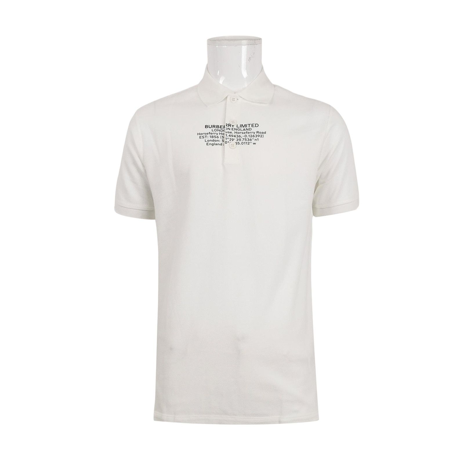 Burberry Burberry Horseferry Print White Polo Shirt Size S Size US S / EU 44-46 / 1 - 1 Thumbnail