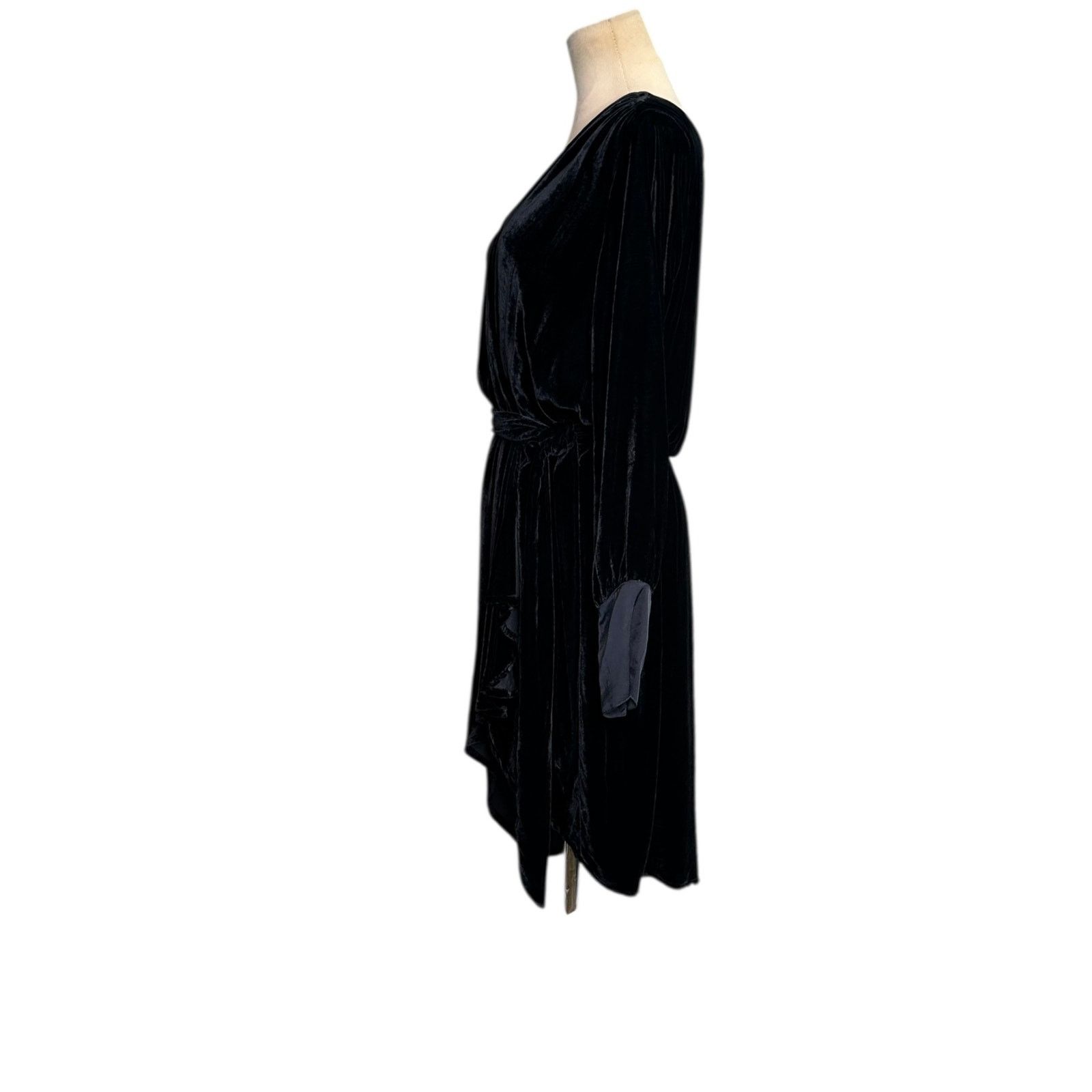 Young Fabulous & Broke Young Broke Fabulous velvet long sleeves belted dress Small Size S / US 4 / IT 40 - 7 Thumbnail