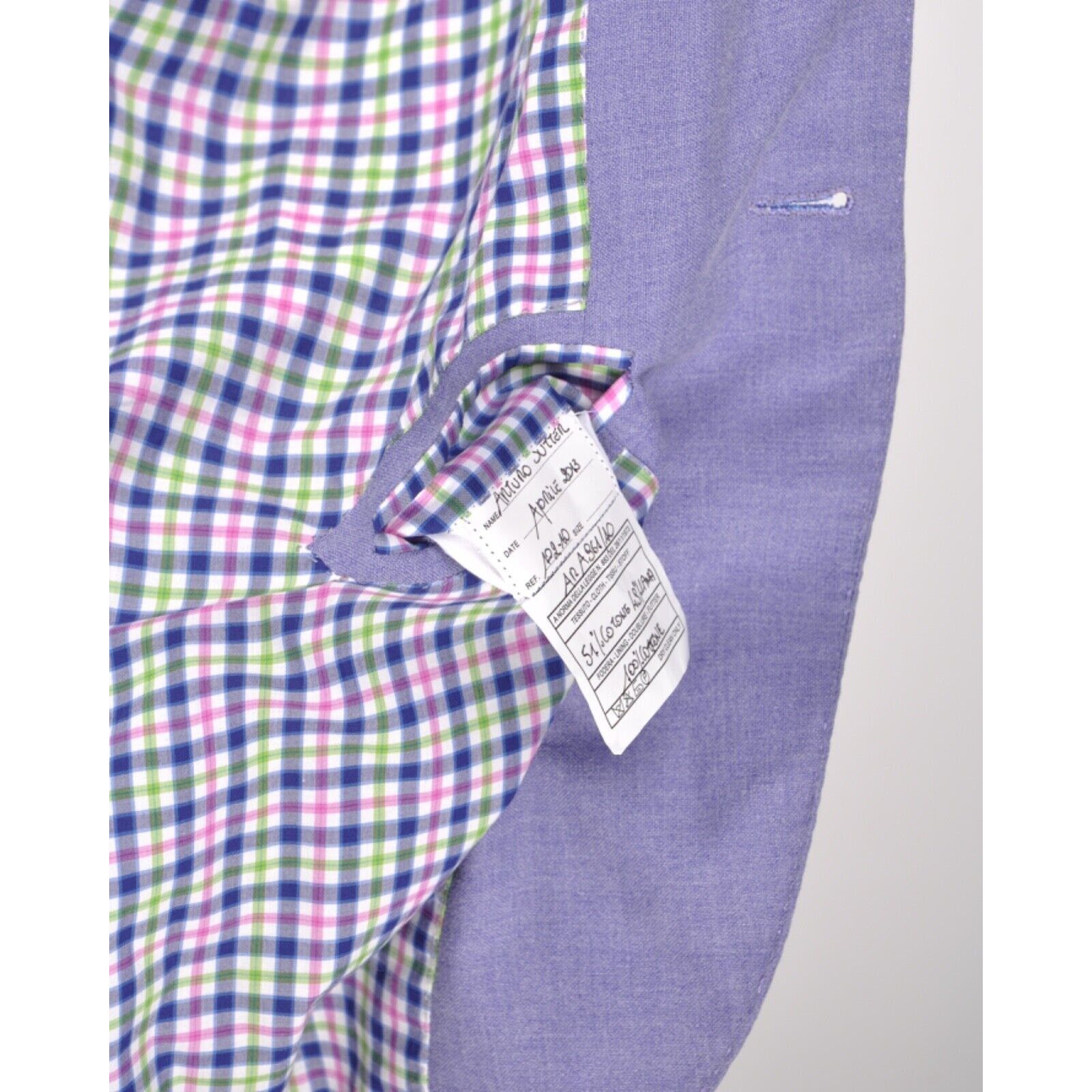 Other Men AERNE MAENNER MASSE HANDMADE Bespoke Blazer Jacket EU 52 Size 52R - 10 Thumbnail