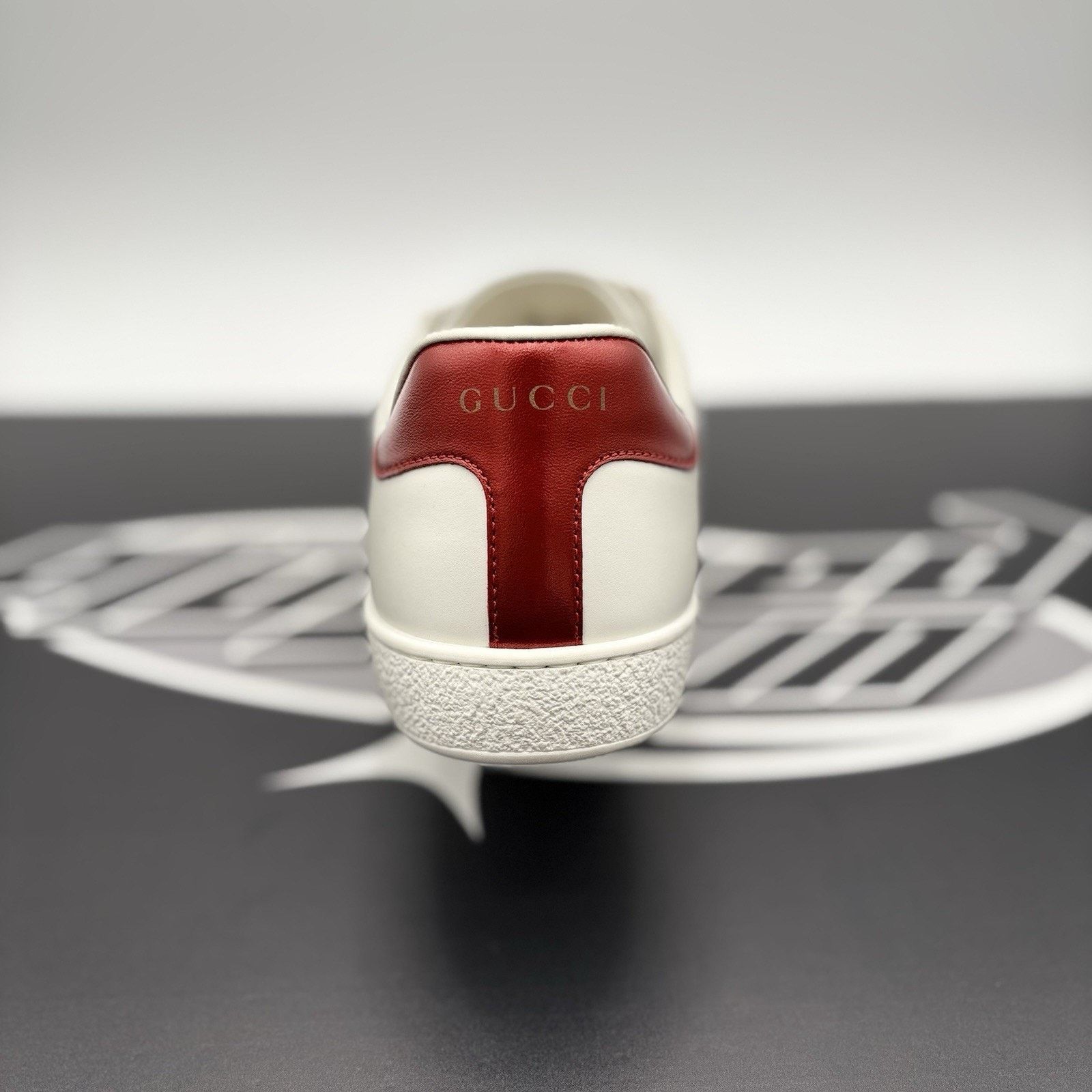 Gucci Gucci Ace Leather With Strap ‘ White ’ | NEW! Size US 9 / EU 42 - 12 Thumbnail