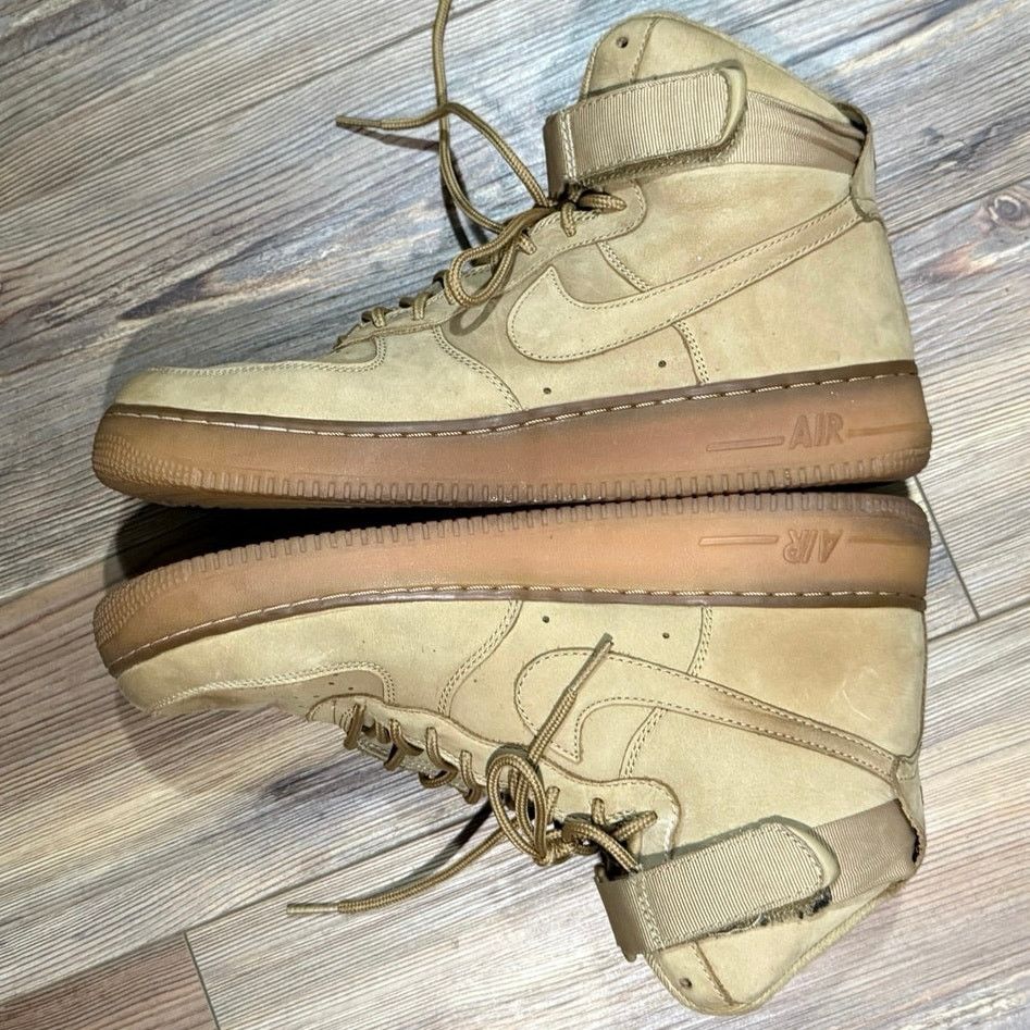 Nike Nike Air Force One AF1 High Pre Womens Size 12 US 654440-200 Size US 12 / IT 42 - 3 Thumbnail