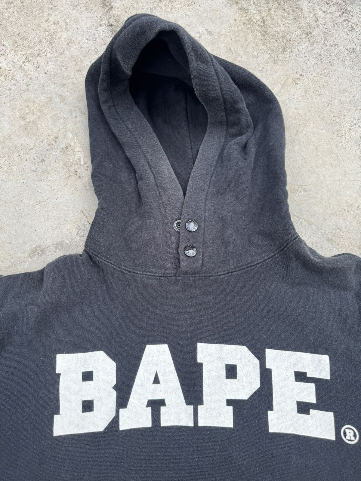 Bape Bape Spellout Hoodie Vintage Double Button Size US M / EU 48-50 / 2 - 5 Thumbnail