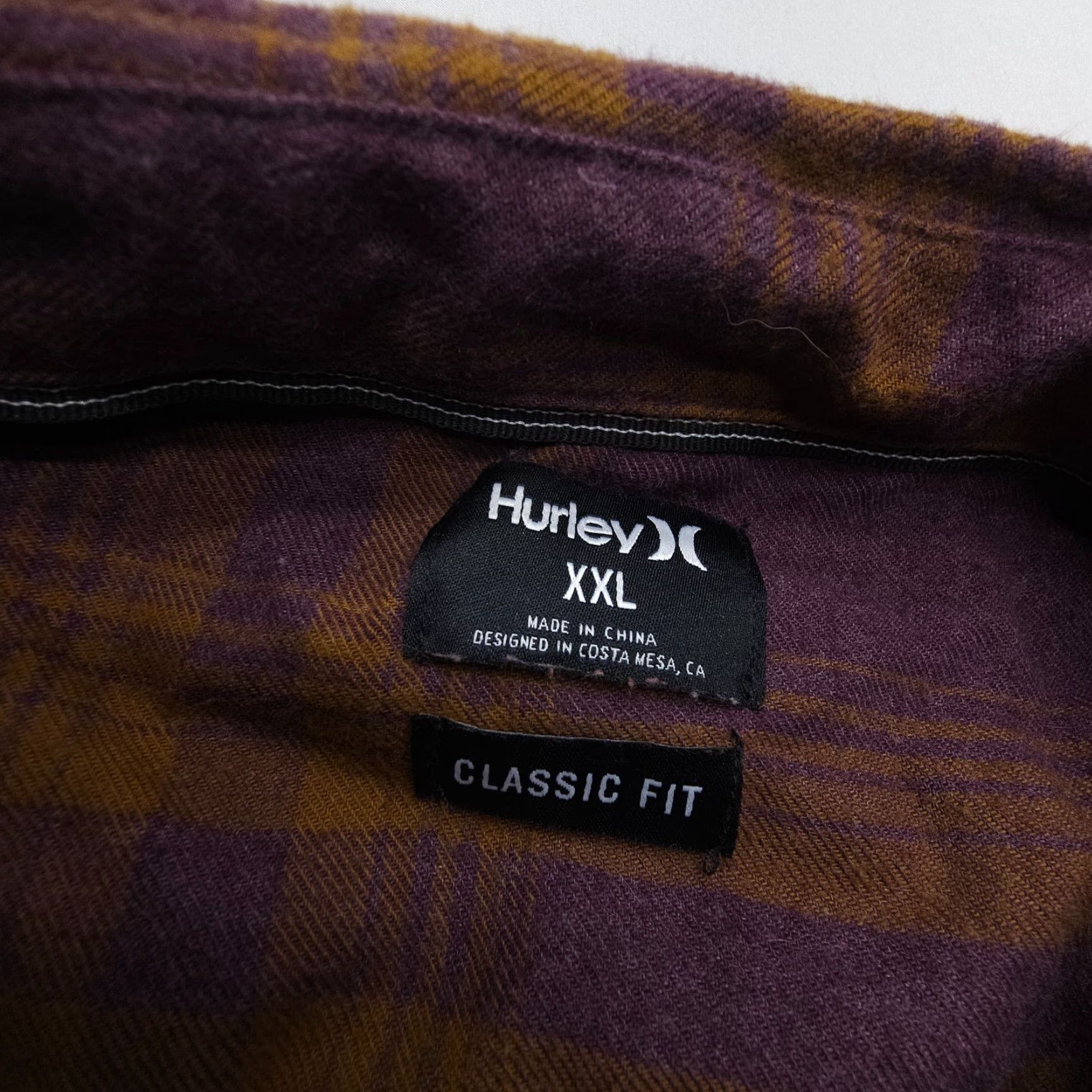 Hurley Hurley Long Sleeve Flannel Shirt Mens XXL Plaid Classic Fit Coastal Soft Size US XXL / EU 58 / 5 - 3 Thumbnail