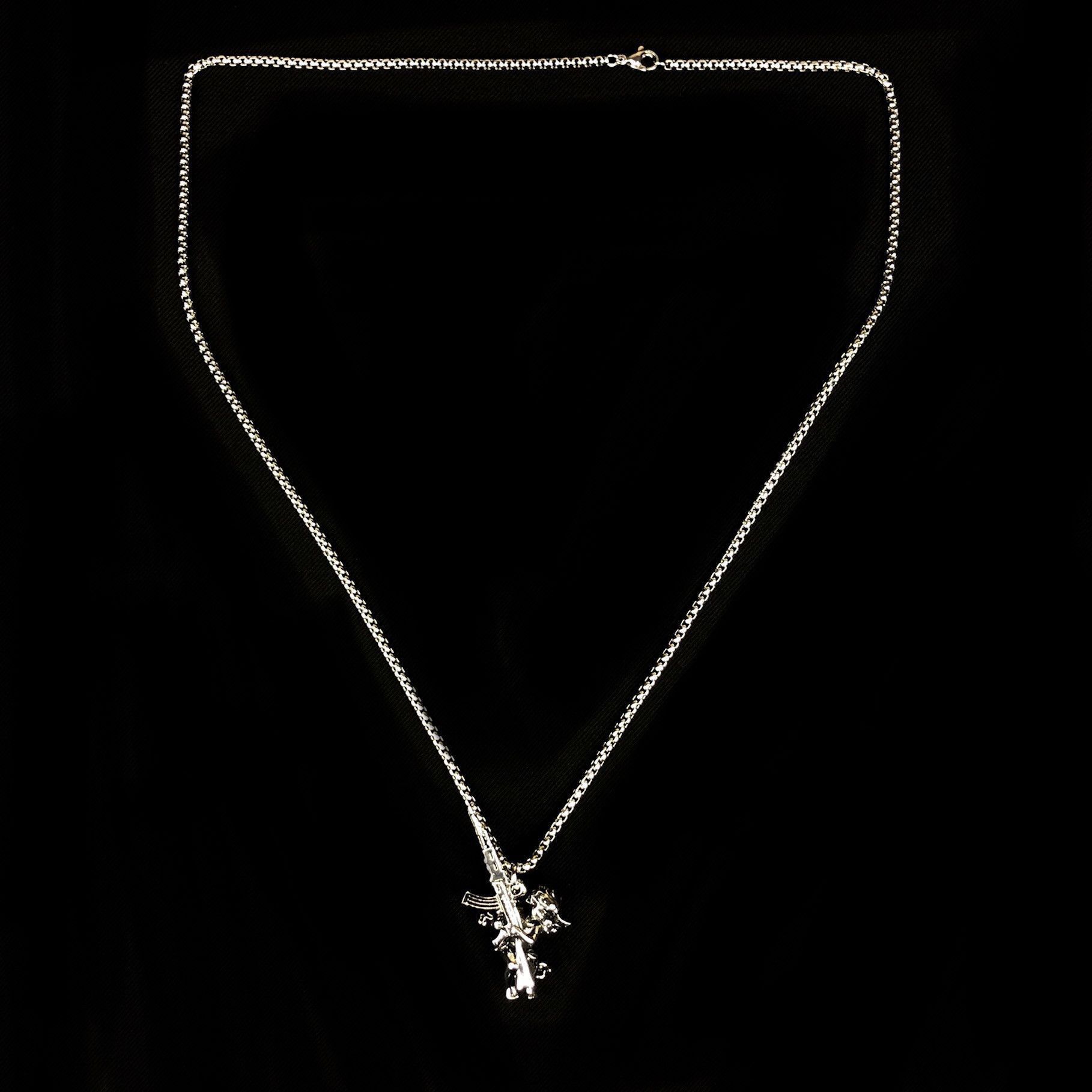 Jewelry Angel Necklace Punk Y2K Chain Size ONE SIZE - 3 Thumbnail