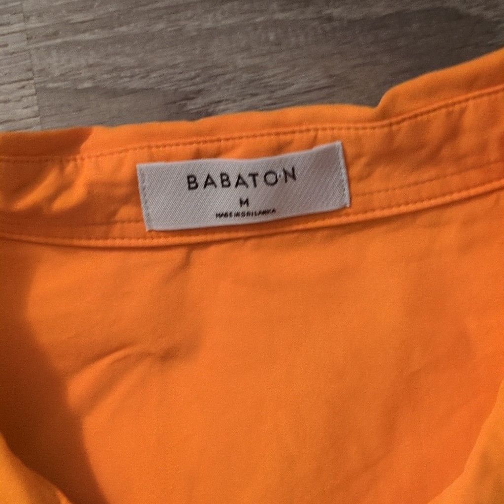Other Babaton Oversized Orange Button Down Long Sleeve Shirt Med Size M / US 6-8 / IT 42-44 - 3 Thumbnail