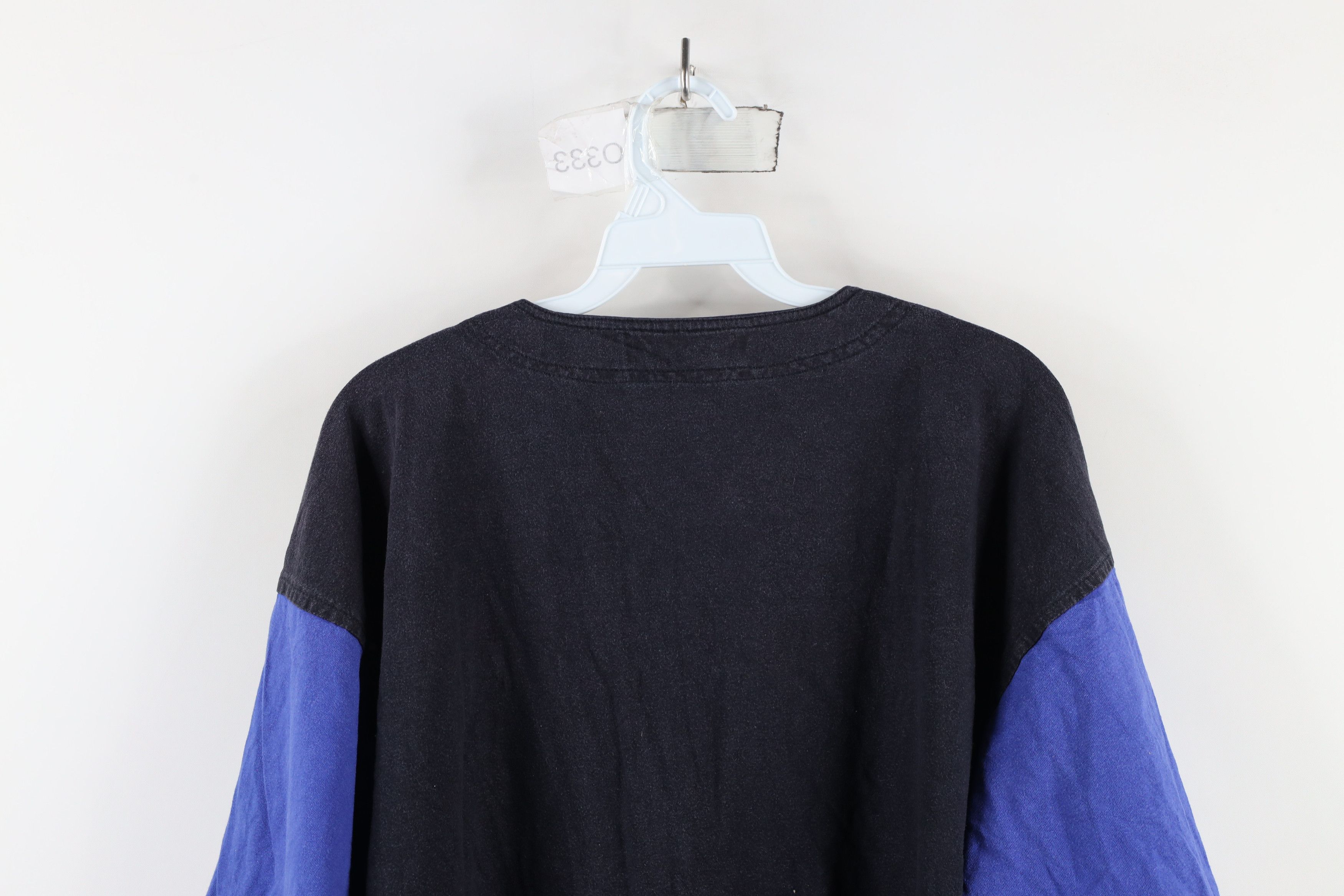 Vintage Vintage 90s Streetwear Block Hip Hop Permit Baseball Jersey Size US XL / EU 56 / 4 - 11 Thumbnail