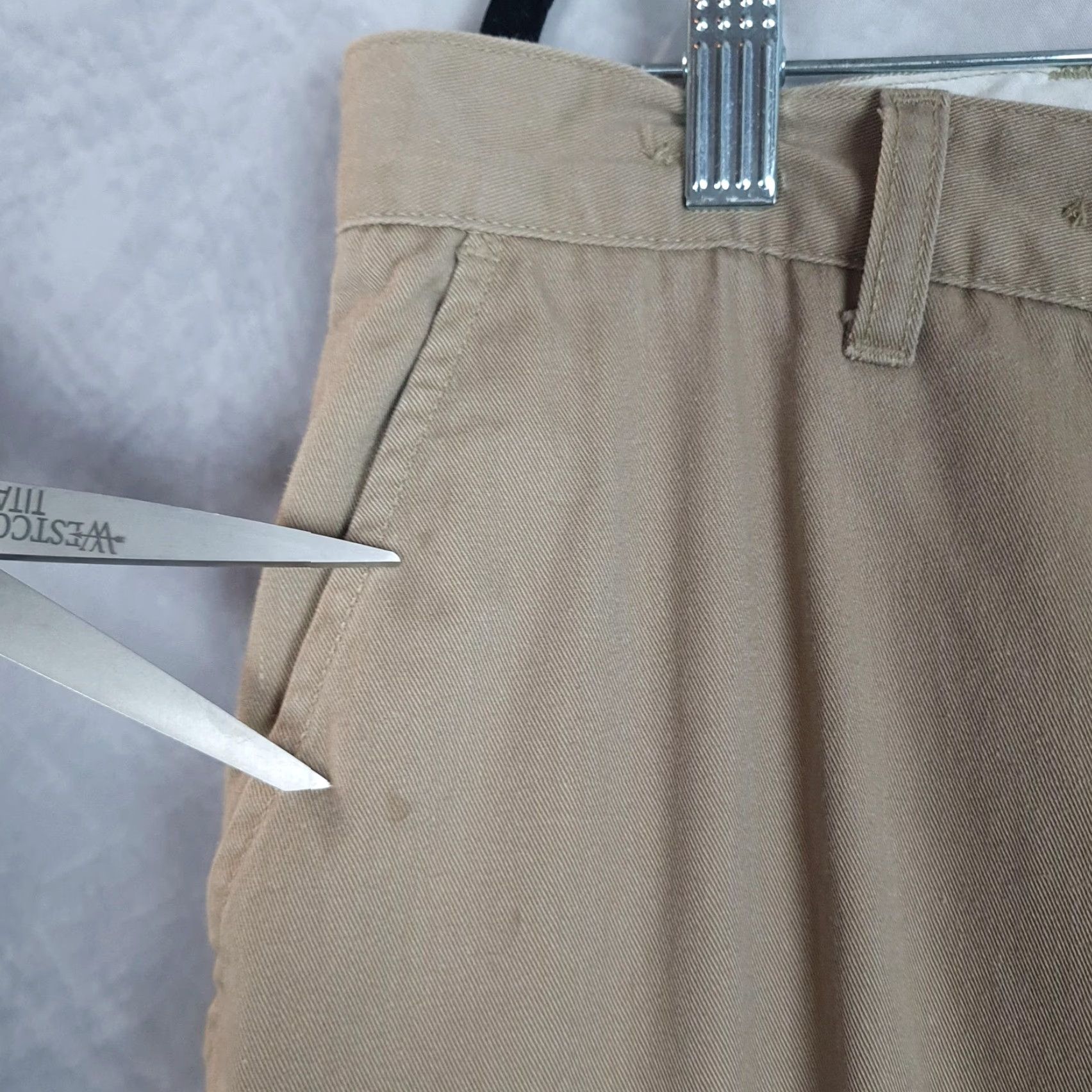 Vintage Cabela's Pants Mens 38 Beige Cargo Field Hunting Briar Brush Guard Upland Cotton Polyester Nylon Cargo Pockets Flat Front Zip Mens 38 Inseam 31 Beige Size US 38 / EU 54 - 3 Thumbnail