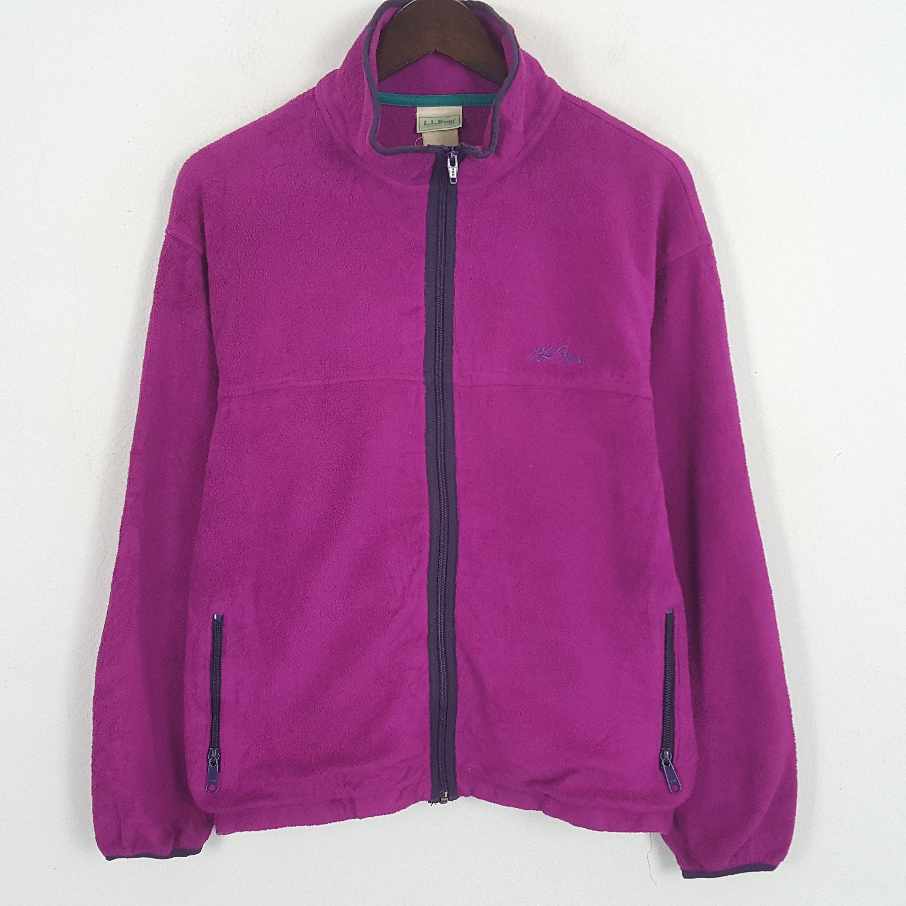 L.L. Bean × Vintage Vintage L.L Beans Fleece Zipper Jacket Size US M / EU 48-50 / 2 - 1 Thumbnail
