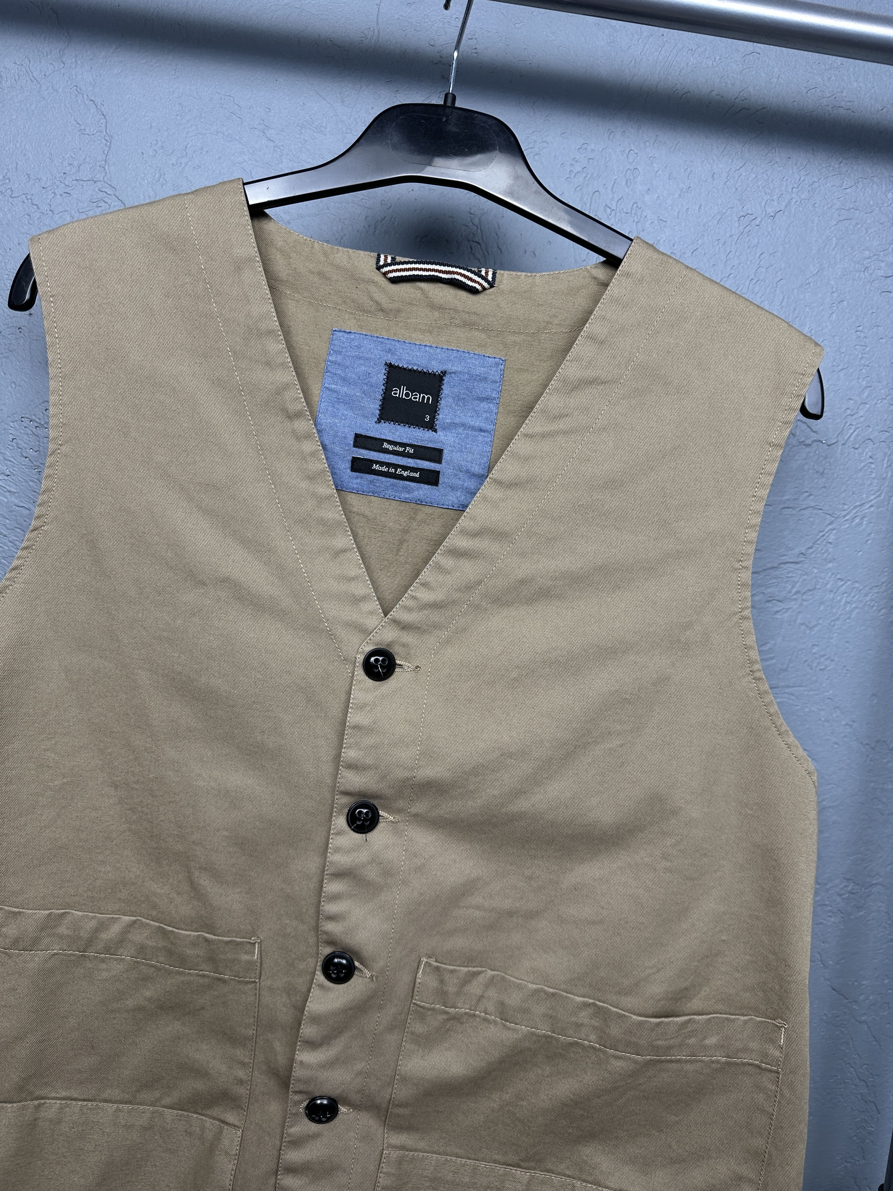 Albam Albam Mens Vest Size US L / EU 52-54 / 3 - 2 Thumbnail