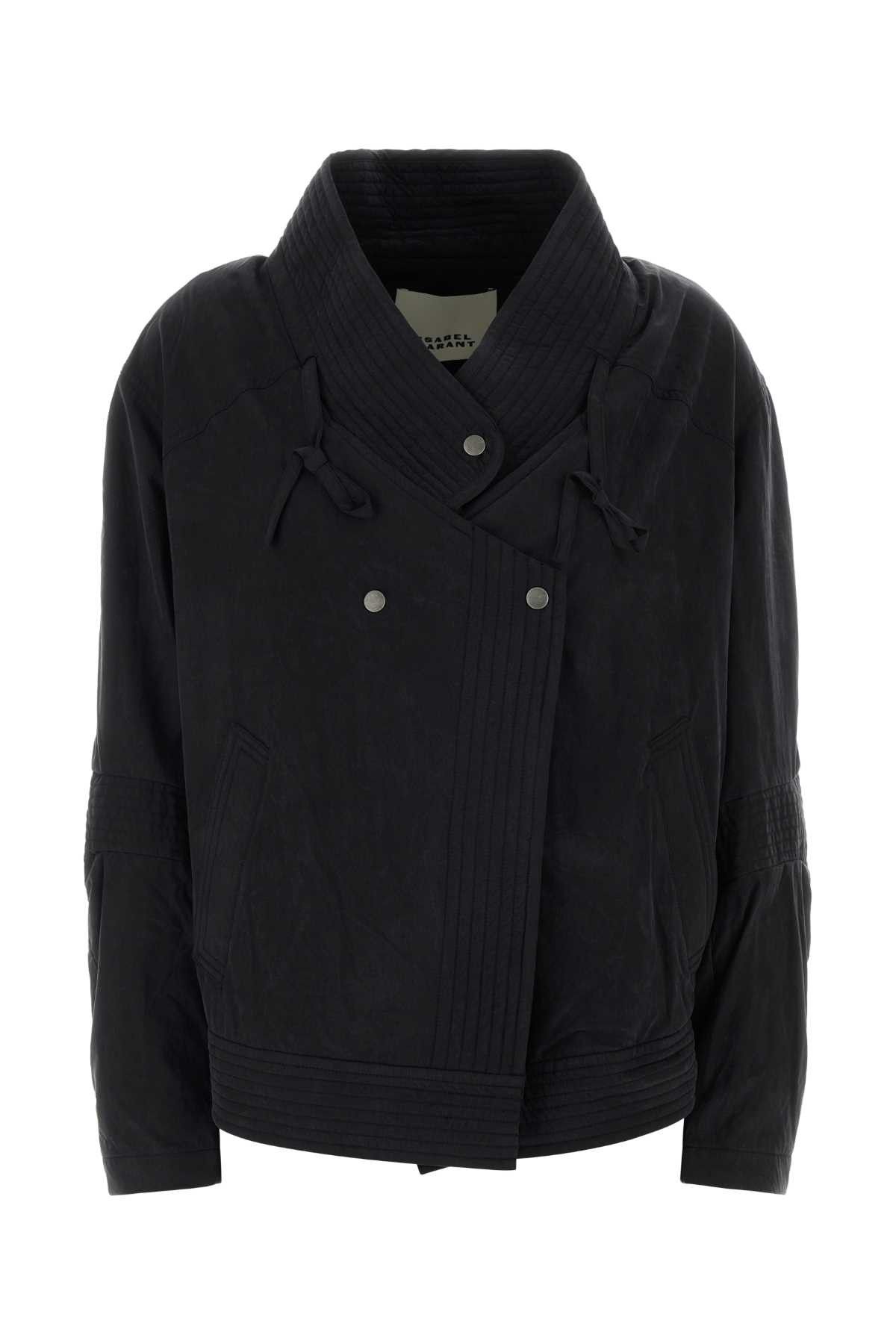 Isabel Marant Black Lyocell Theresa Jacket Size M / US 6-8 / IT 42-44 - 1 Thumbnail