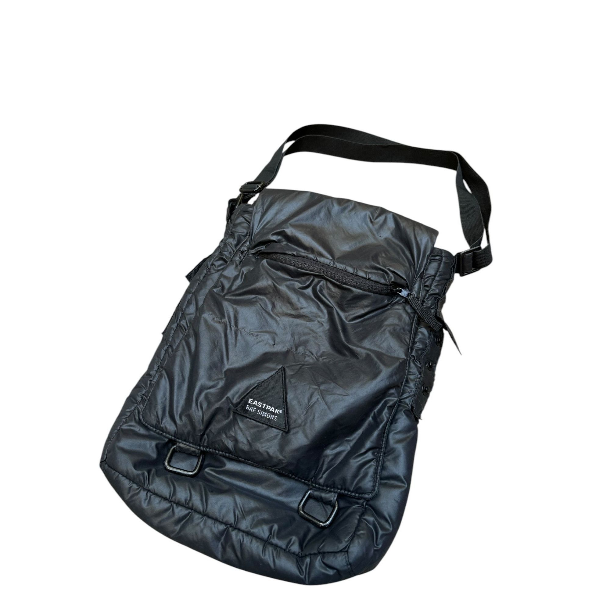 Eastpak × Raf Simons 2008 Black Nylon Flap Bag Size ONE SIZE - 2 Thumbnail
