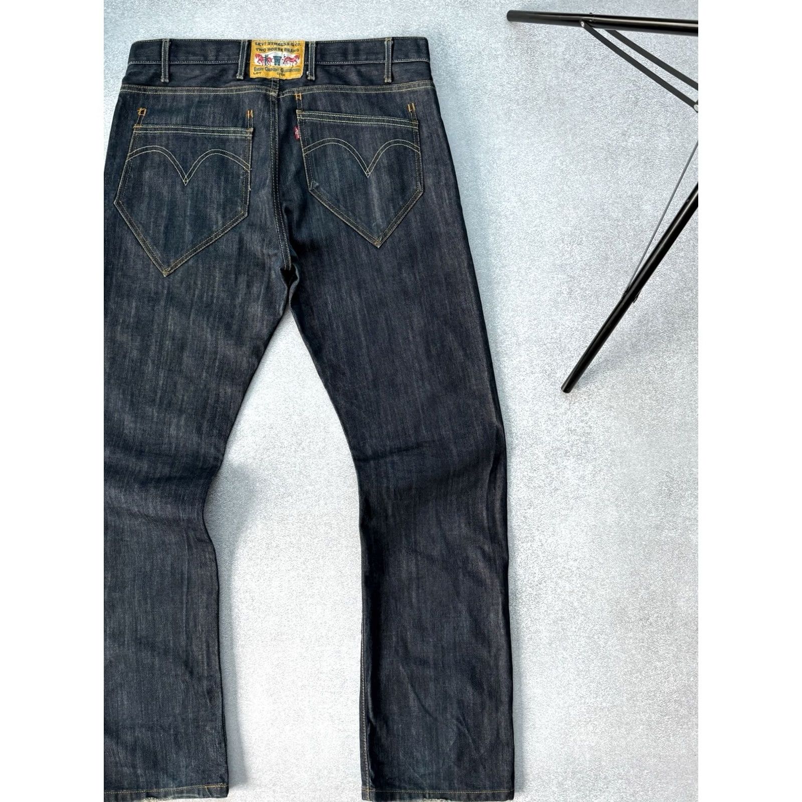 Levi's VINTAGE Levi’s Engineered Jeans Denim 506 Men’s Blue Hanna? Size US 31 - 4 Thumbnail
