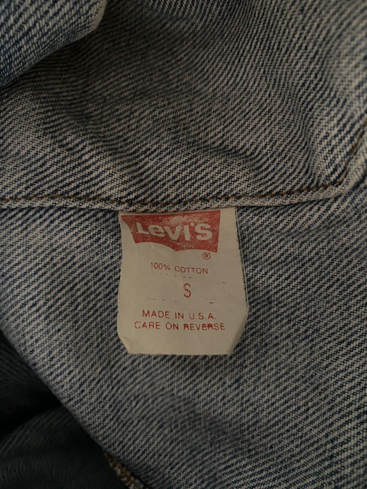 Levi's × Levi's Vintage Clothing Distressed Vintage Levi’s Trucker Denim Jeans Jacket USA Size US S / EU 44-46 / 1 - 21 Thumbnail