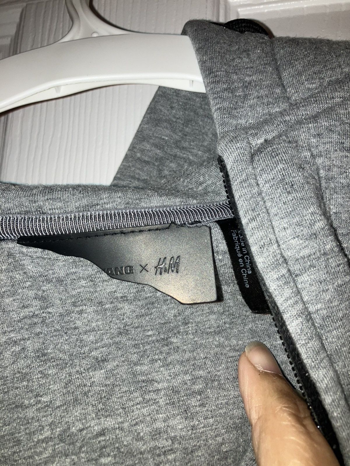 Alexander Wang × H&M Alexander Wang x H&M Full Zip Hoodie Heather Scuba Neoprene Size US XS / EU 42 / 0 - 3 Thumbnail