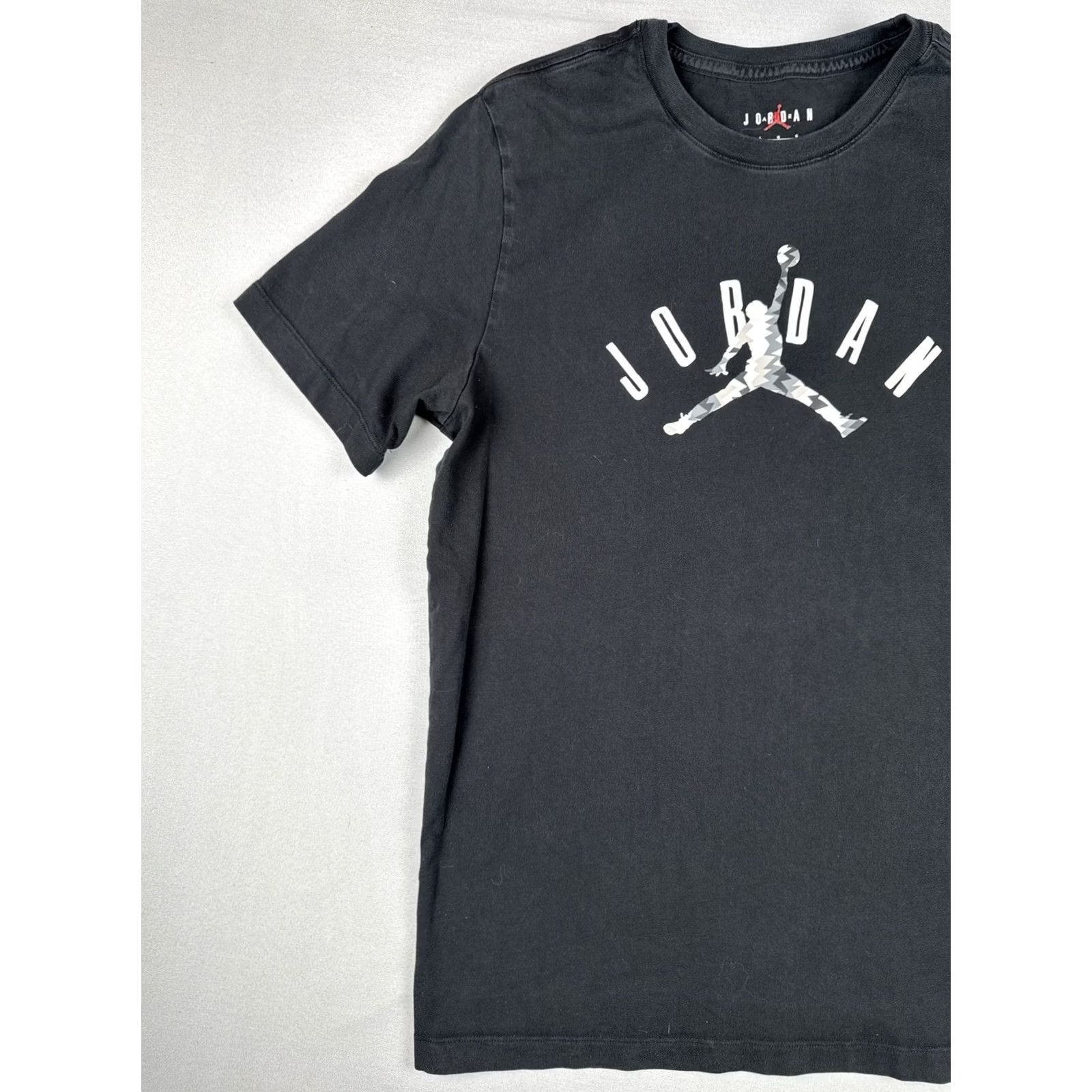 Jordan Brand Nike Air Jordan Jumpman T Shirt Mens Large Black Basketball Logo Tee Size US L / EU 52-54 / 3 - 3 Thumbnail