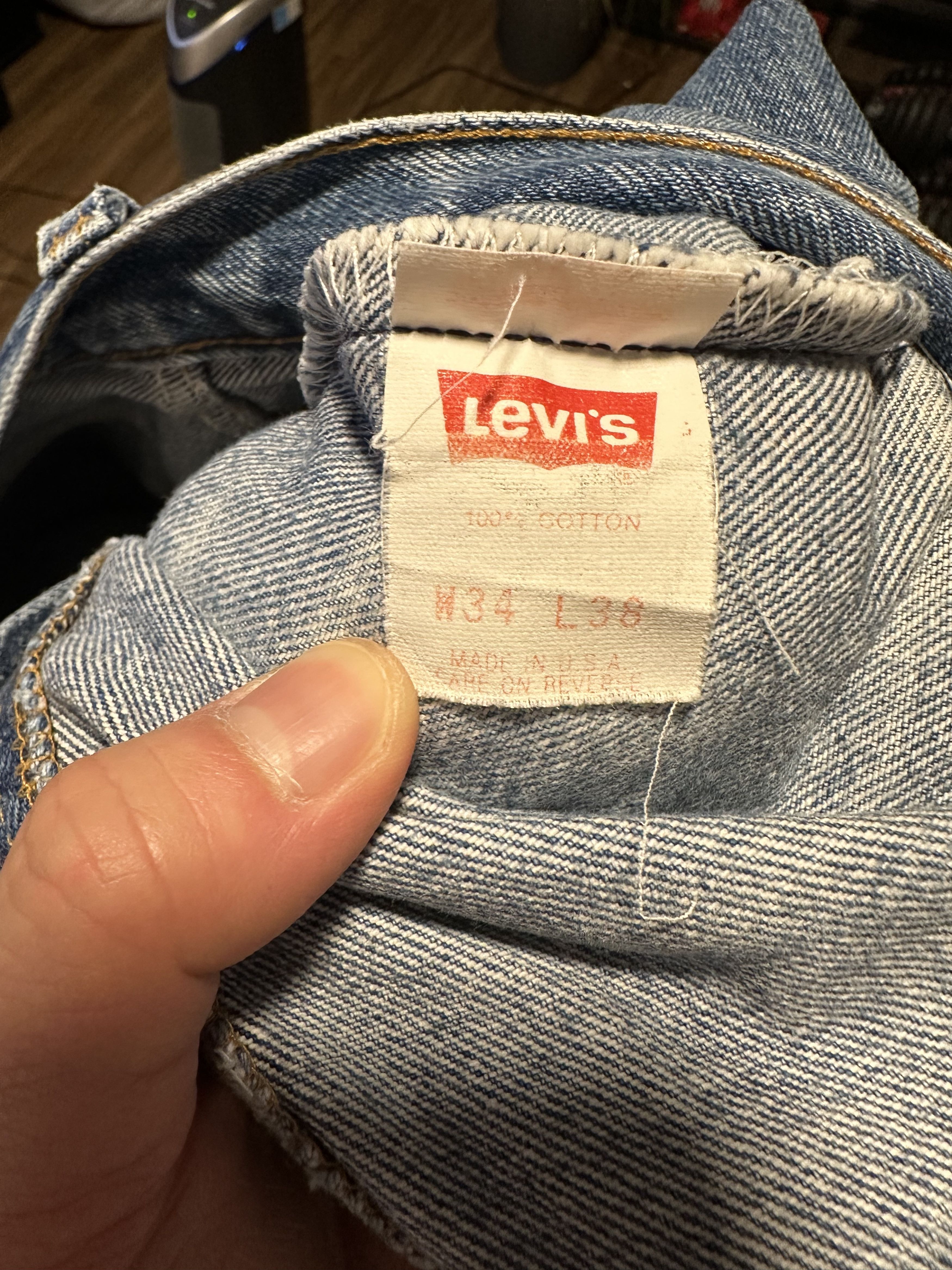Levi's Levi's 501 Jeans - Light Blue - Vintage Feel Size US 32 / EU 48 - 6 Thumbnail
