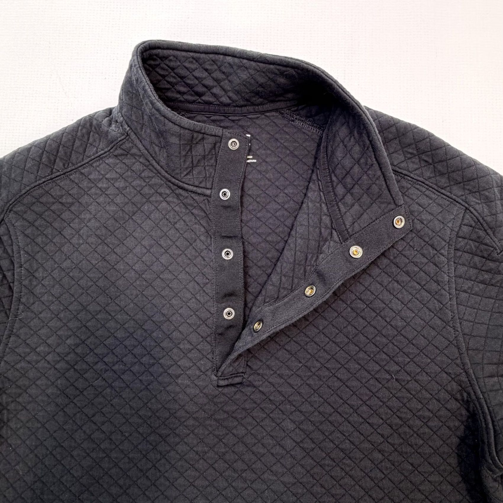 Rhone Rhone Mens Pullover Gray Snap Mock Neck Quilted Long Sleeve Sweatshirt M Size US M / EU 48-50 / 2 - 5 Thumbnail