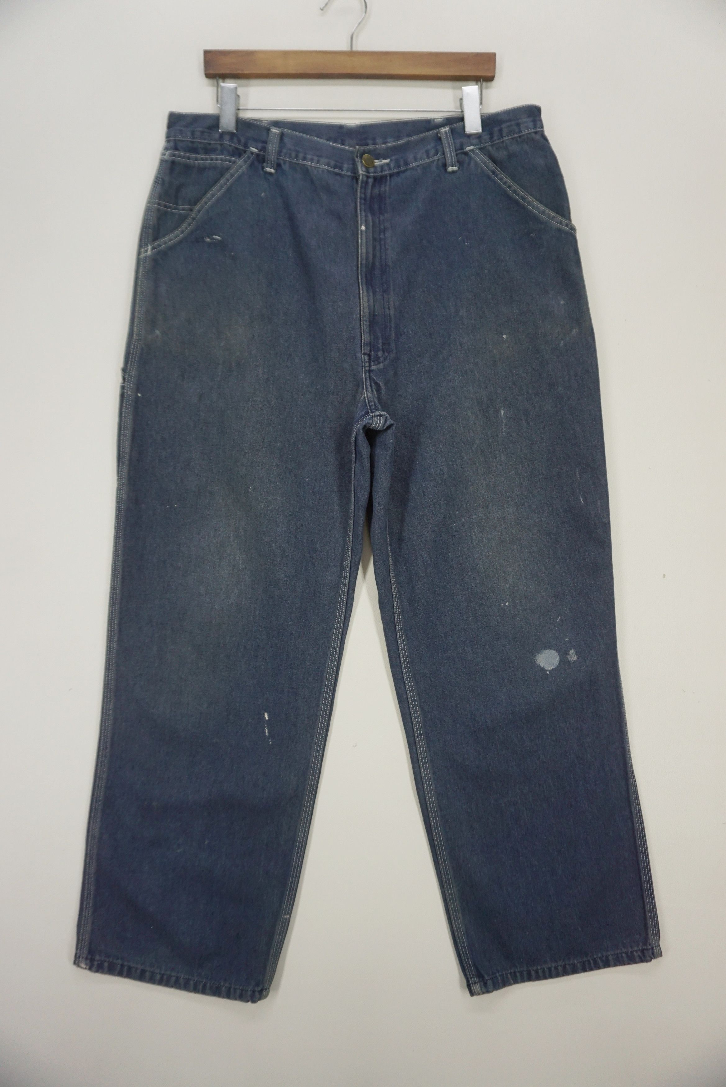 Sears Vintage Roebucks Jeans Size W36xL29 Baggy Carpenter Denim Size US 36 / EU 52 - 2 Thumbnail