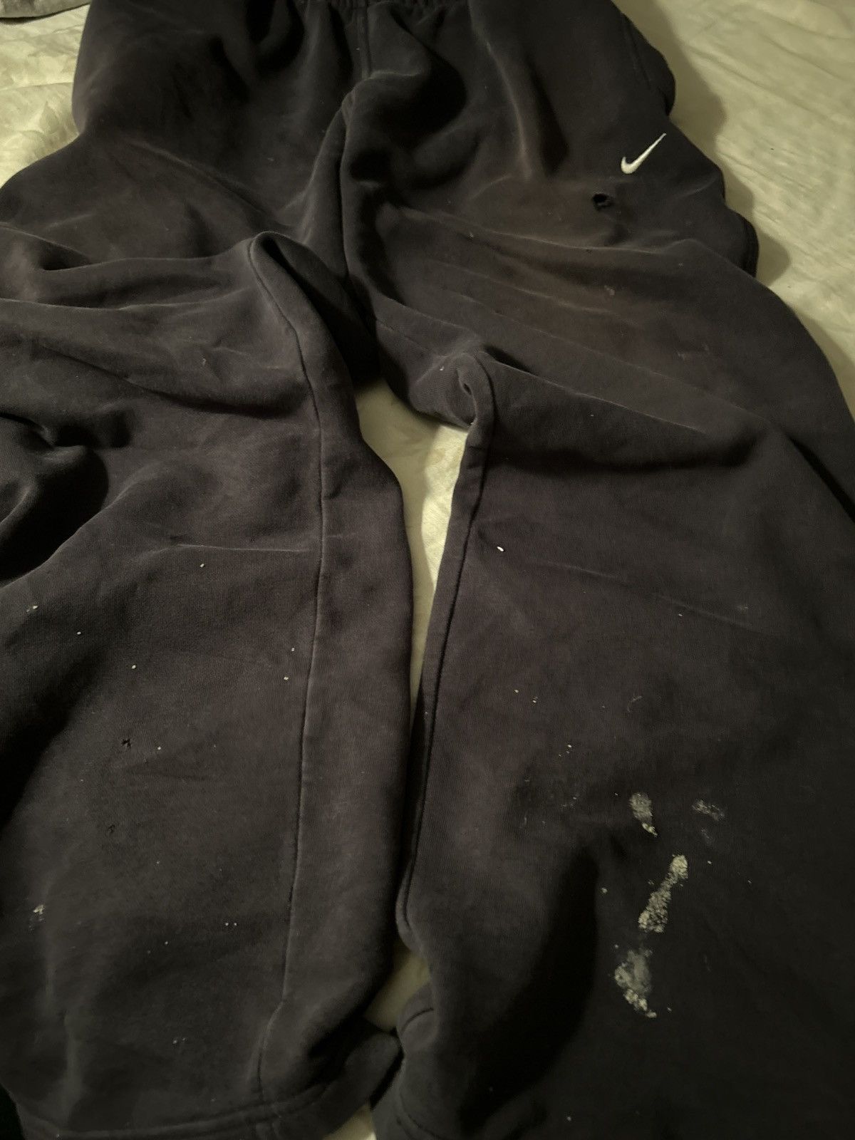 Nike × Vintage vintage nike distressed sweats Size US 32 / EU 48 - 1 Thumbnail