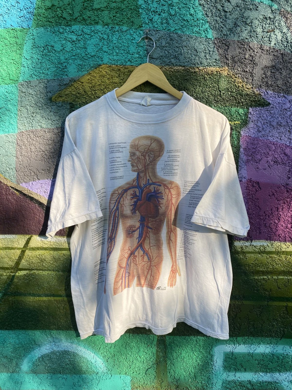 Nirvana Vintage rare 1989 Human anatomy Tee Size US XL / EU 56 / 4 - 1 Thumbnail