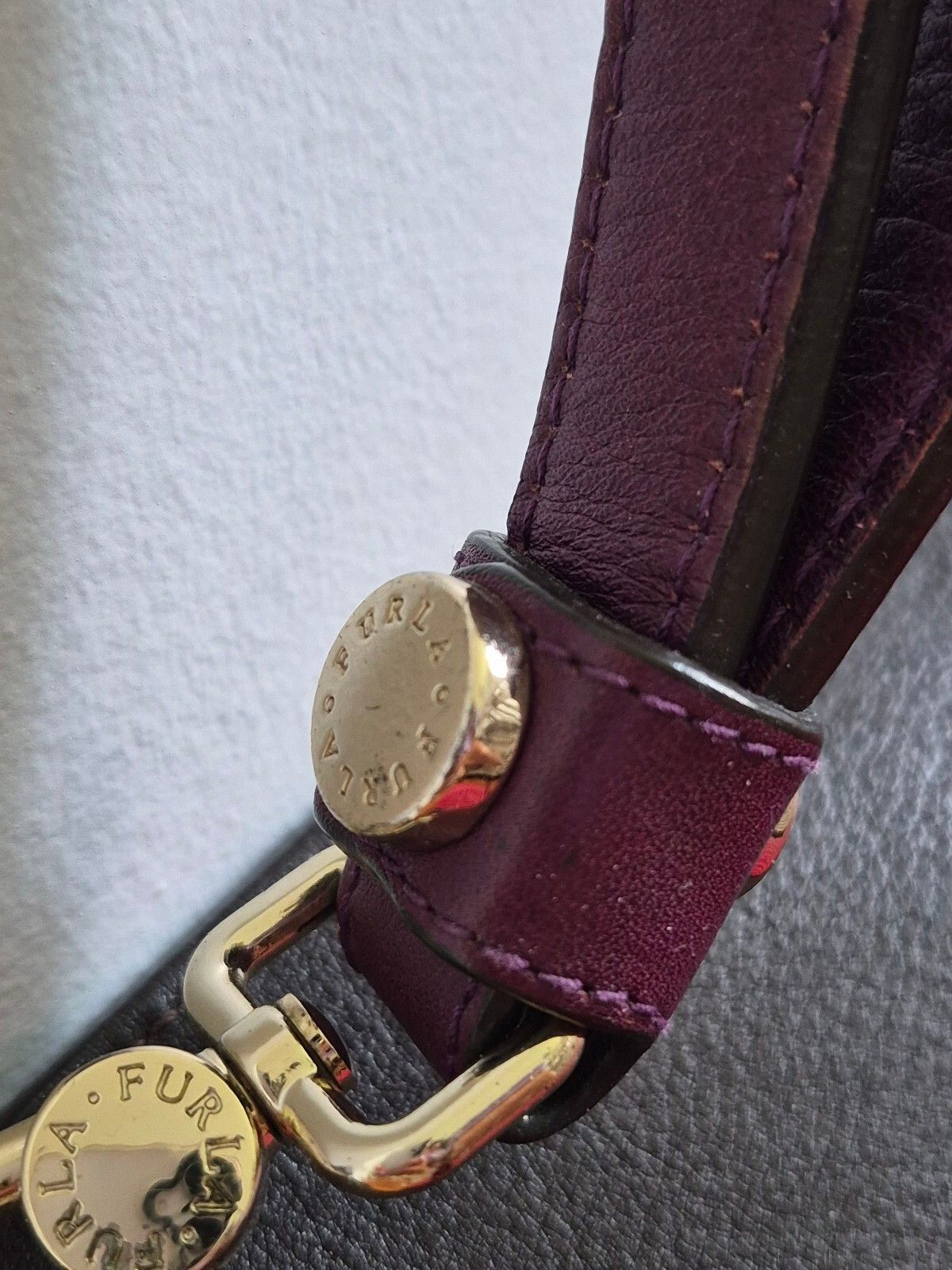 Furla Vintage Furla Red Leather Handbag Size ONE SIZE - 4 Thumbnail