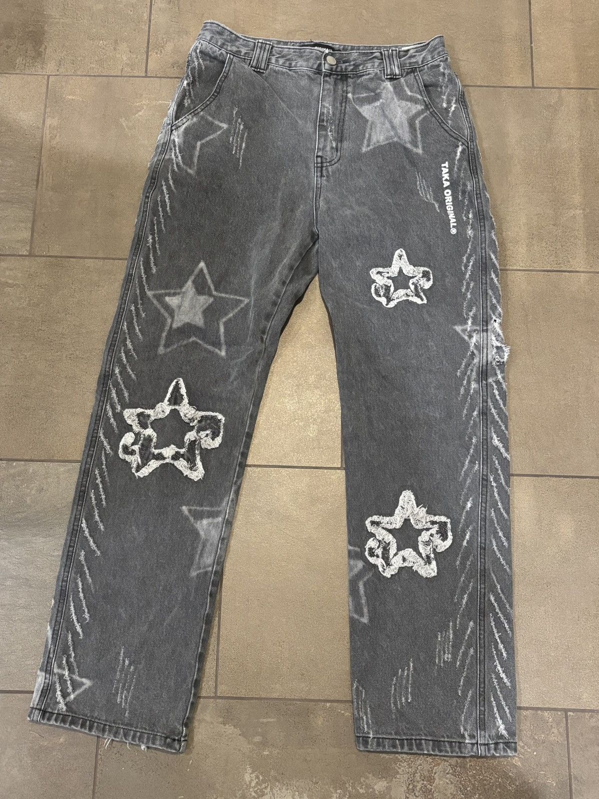 Undercover Y2K star patch Japanese denim Size US 30 / EU 46 - 1 Thumbnail