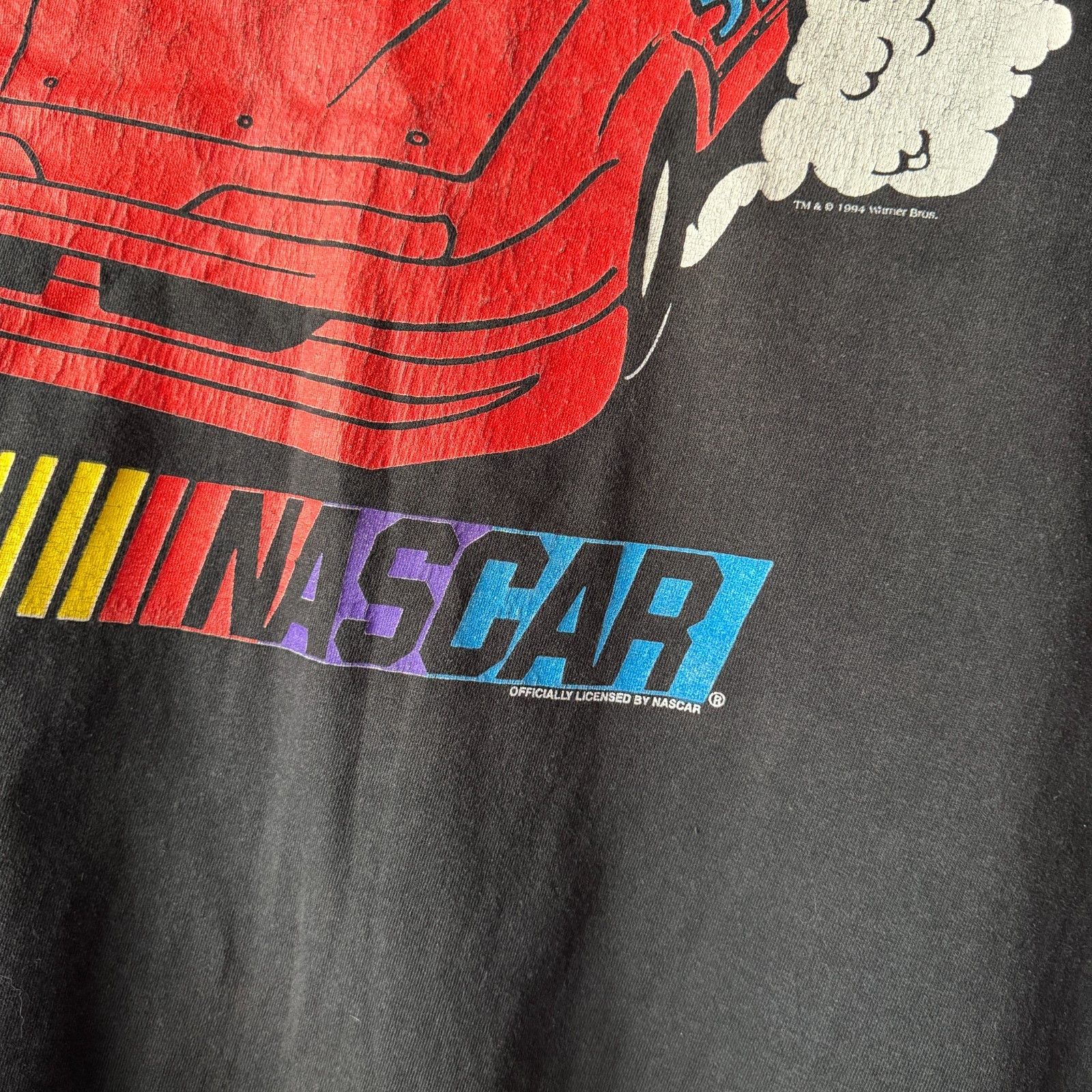 NASCAR Looney Tunes Vintage 1994 NASCAR T-Shirt Lee Single Stitch Size US XL / EU 56 / 4 - 7 Thumbnail