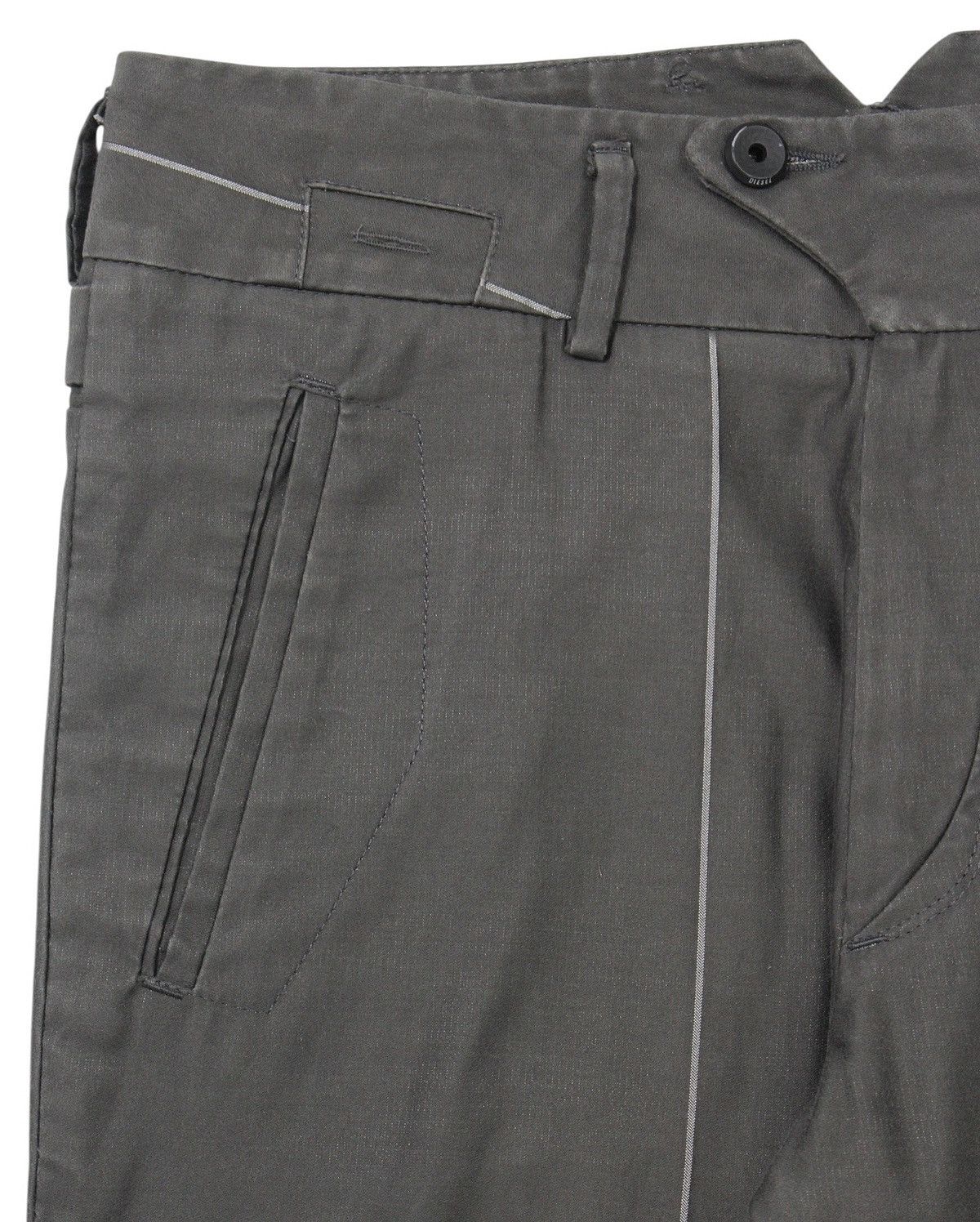 Designer × Diesel FW2009 DIESEL PANORAMY GREY TAPERED TROUSERS Size US 29 - 5 Thumbnail