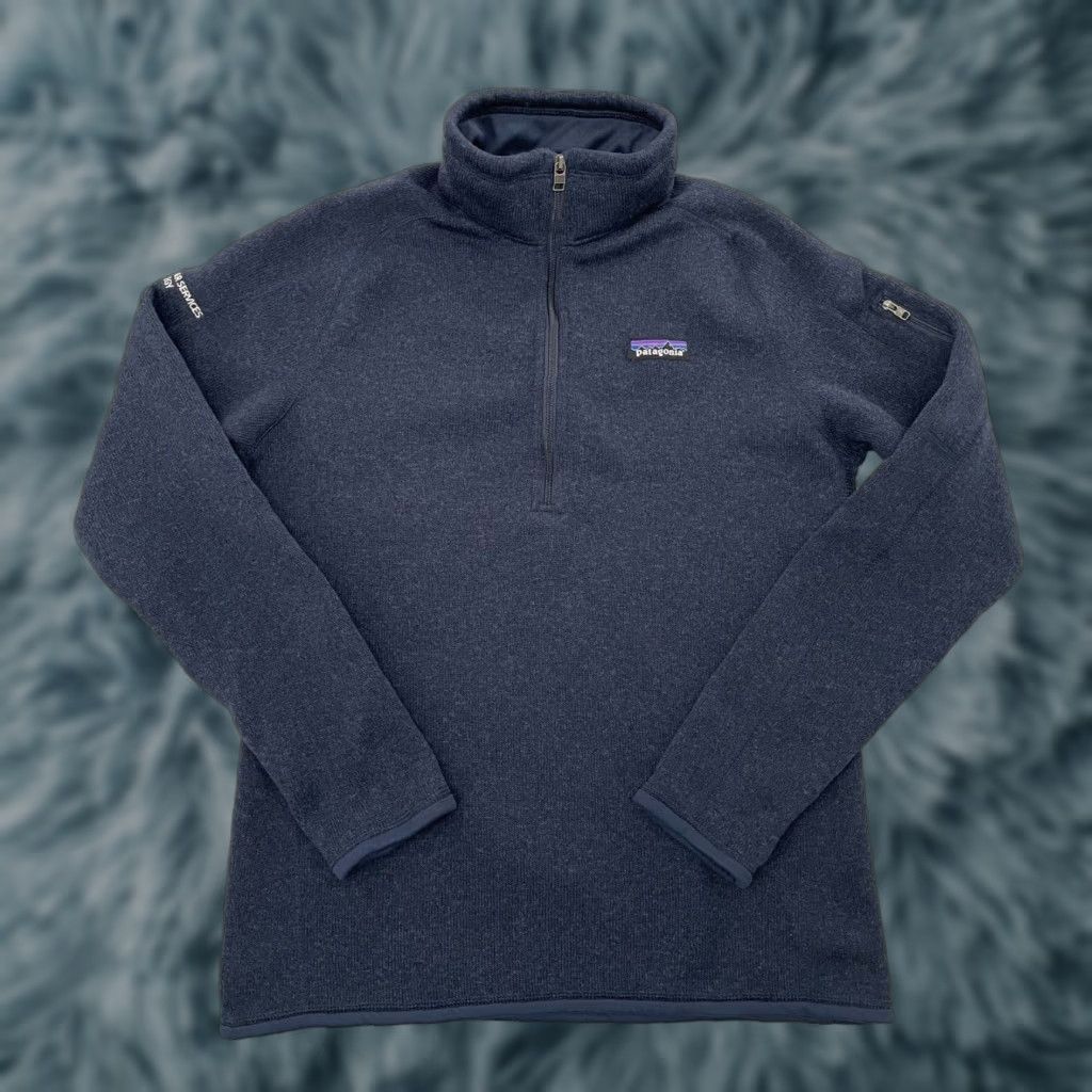 Patagonia Patagonia Better Sweater Womens Medium Blue Full Zip Fleece Jacket Logo Ladies M Size M / US 6-8 / IT 42-44 - 1 Thumbnail