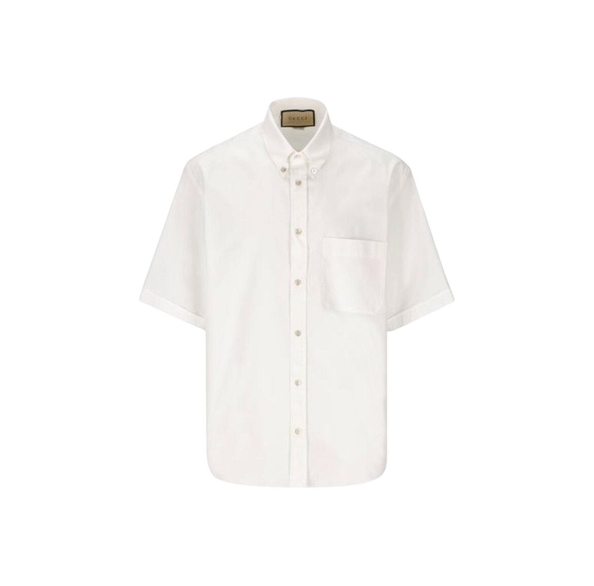 Gucci Gucci Cotton Blend Short Sleeve Button Up Shirt 46 Size US S / EU 44-46 / 1 - 1 Thumbnail