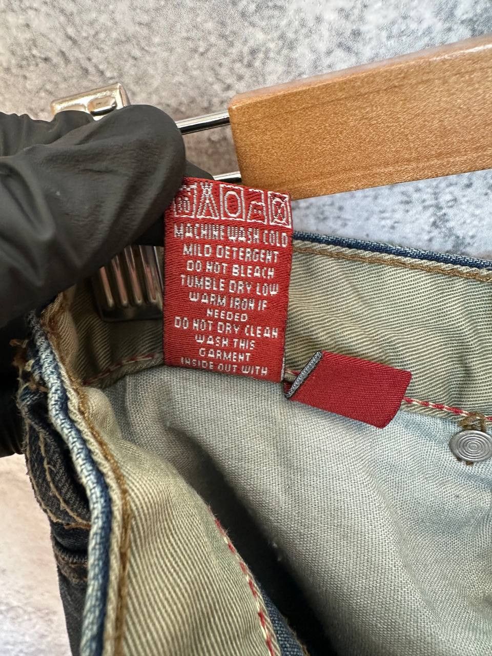 Japanese Brand Etienne Ozeki Rare Japanese Selvedge Denim Jeans Red Patch Size US 30 / EU 46 - 18 Thumbnail