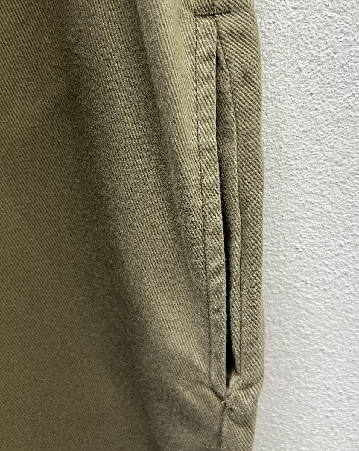Vintage × Wrangler Vintage Wrangler x DRESKIP Khaki Cotton Overalls – Free Size Size US 42 / EU 58 - 8 Thumbnail