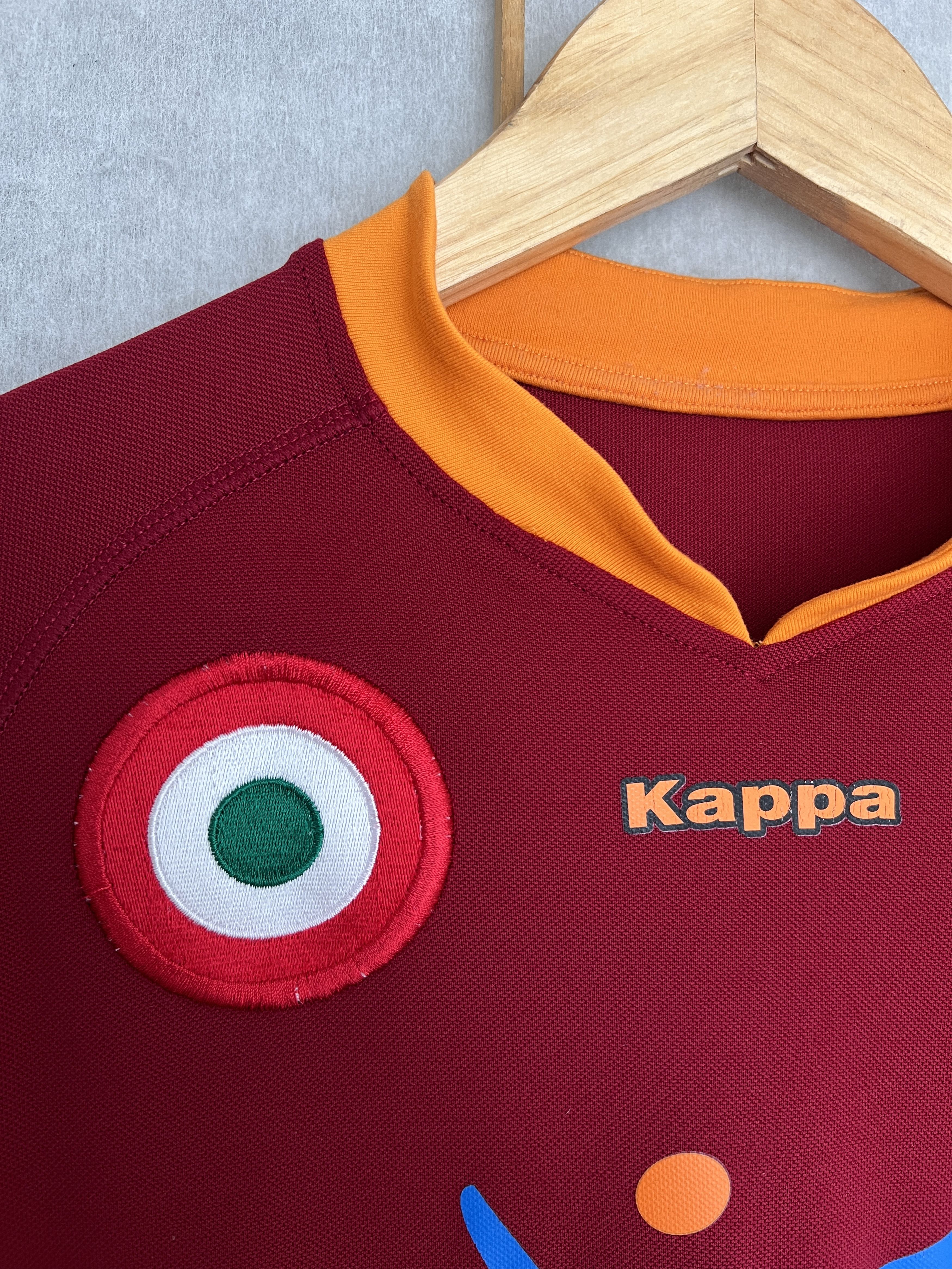 Kappa Rare Kappa AS Roma vintage 2007 home football jersey stretch Size US S / EU 44-46 / 1 - 11 Thumbnail