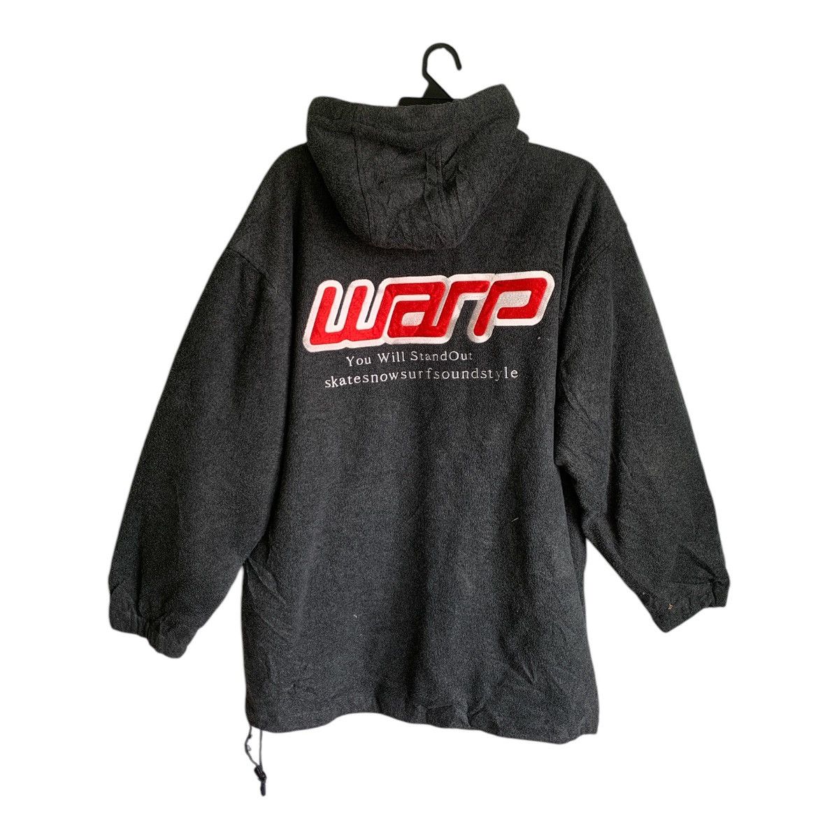 Japanese Brand Rare Design Vintage Warp Complete Streetwear Fleece Jackets Size US L / EU 52-54 / 3 - 1 Thumbnail